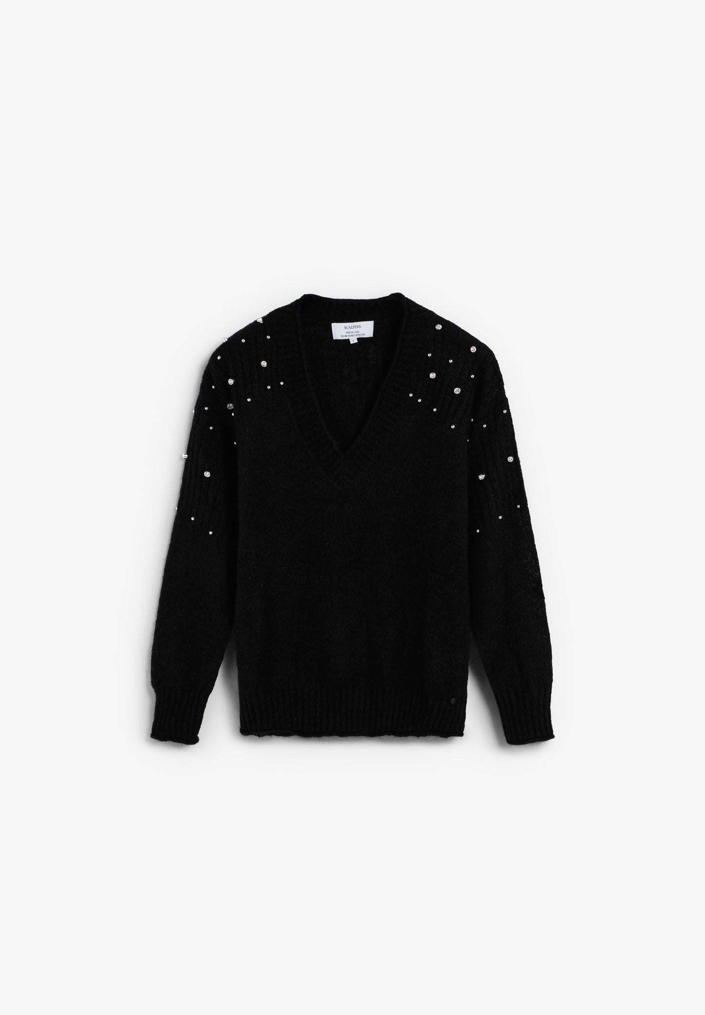 SWEATER WITH STUDS DETAIL