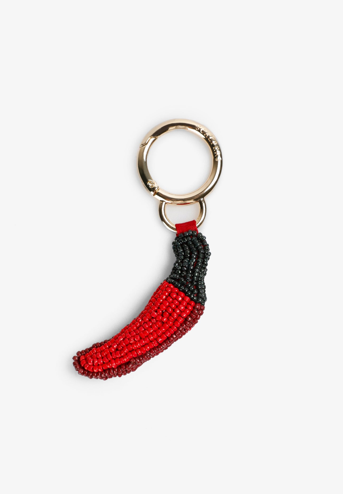 BEADED CHILLI KEYCHAIN