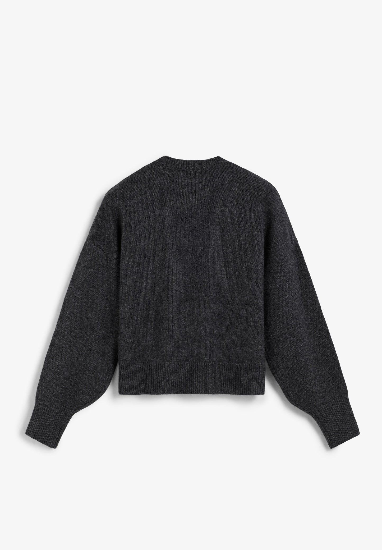 STUDDED RIB KNIT SWEATER