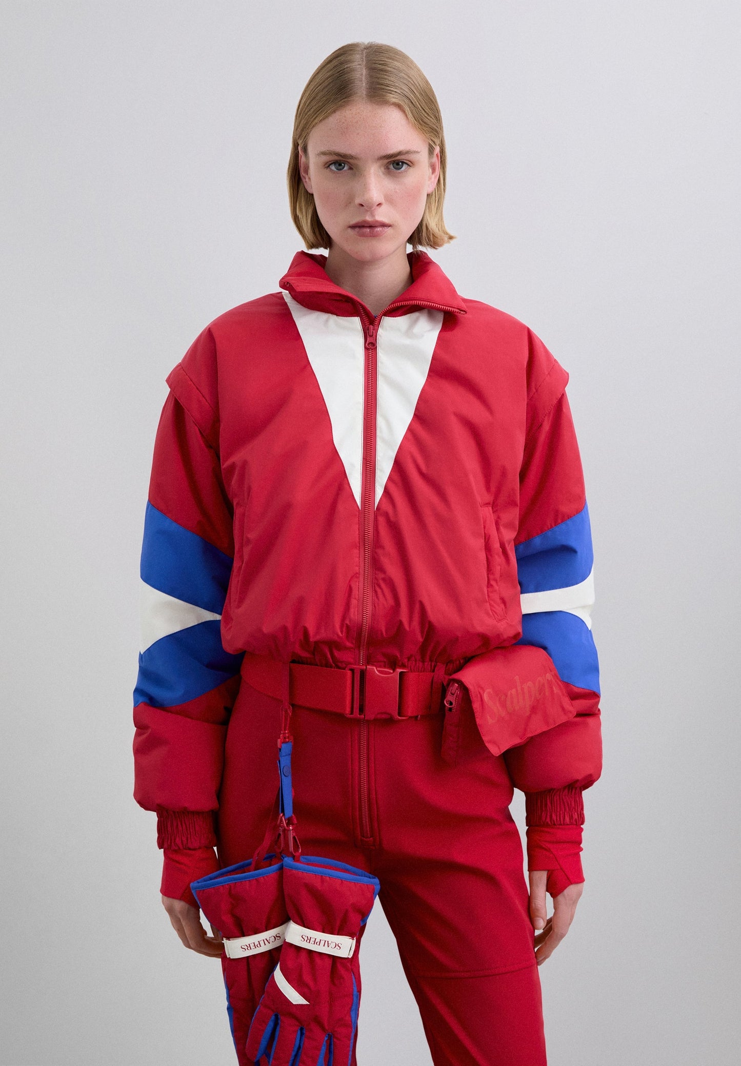 SCSKI RED JUMPSUIT