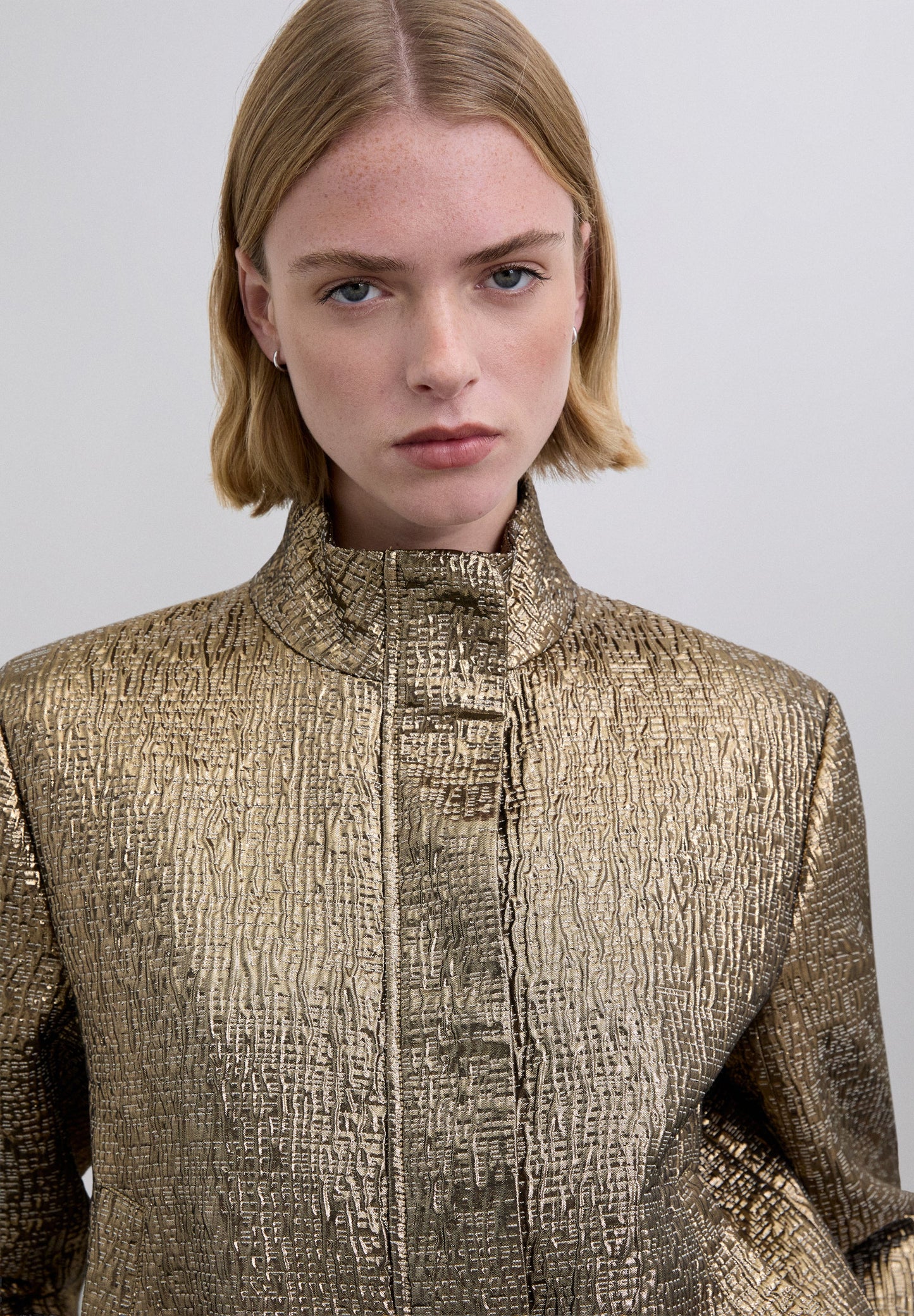 JACQUARD BOMBER JACKET