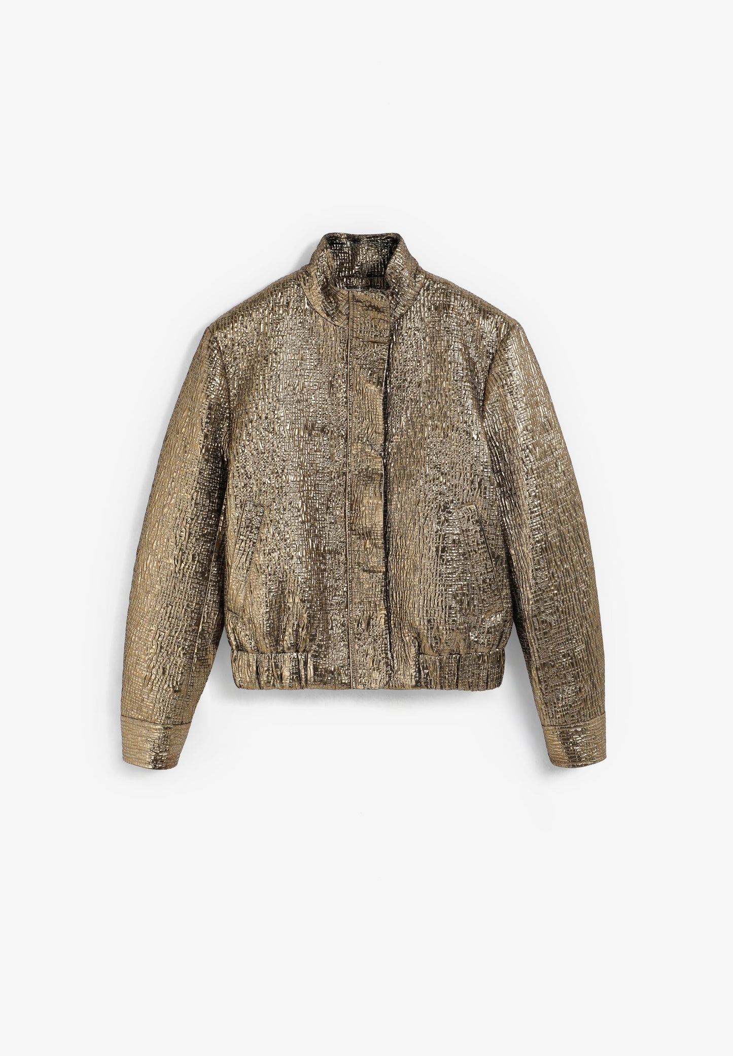 JACQUARD BOMBER JACKET