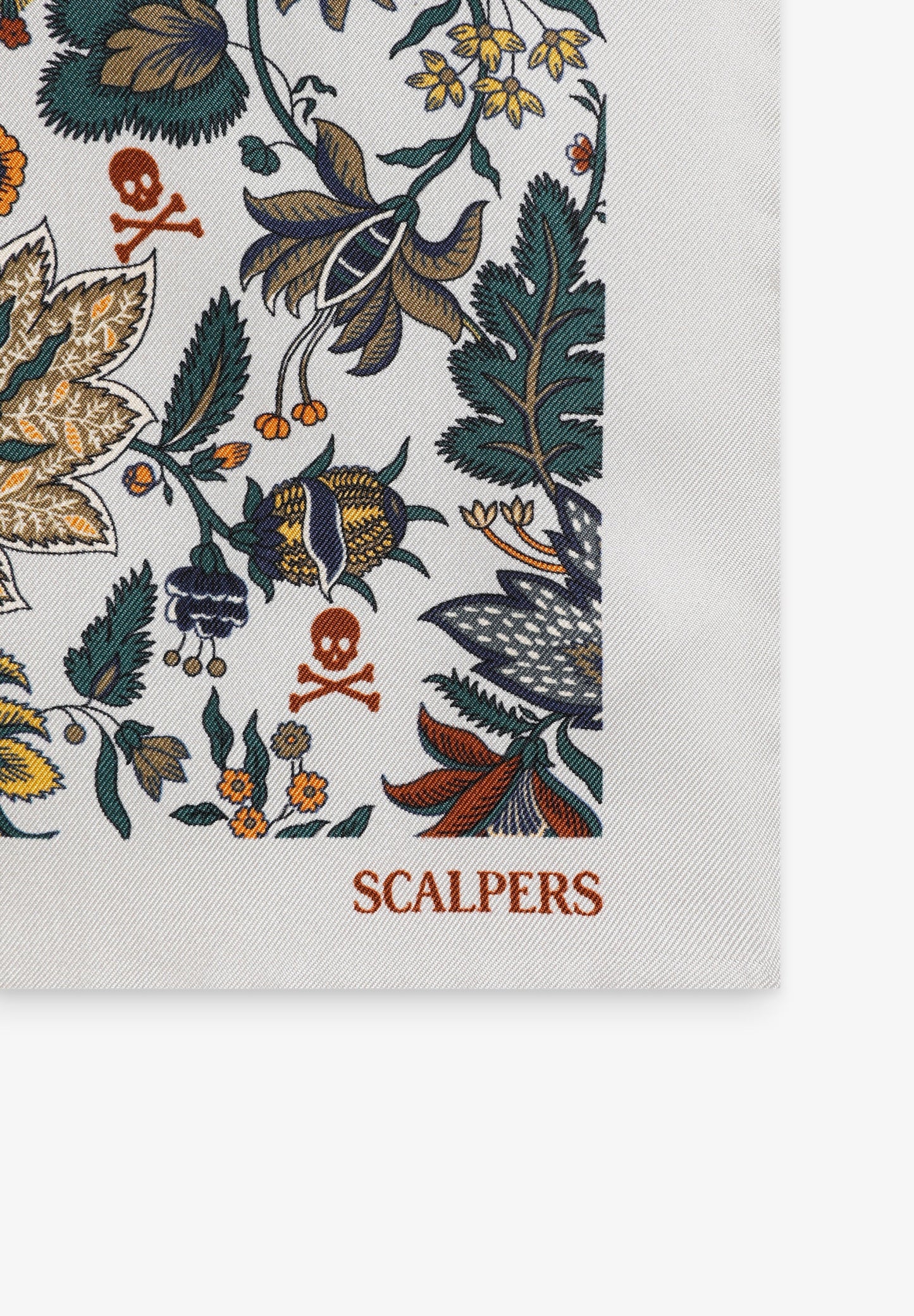 SILK FLORAL PRINT POCKET SQUARE