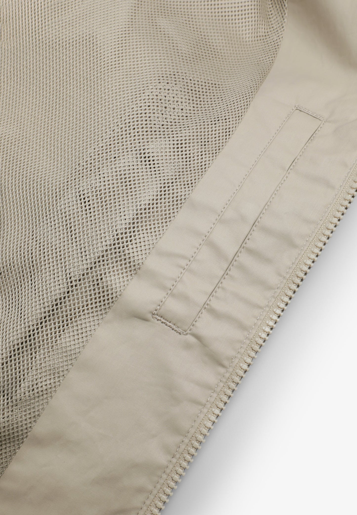 JACKET WITH MESH HOOD