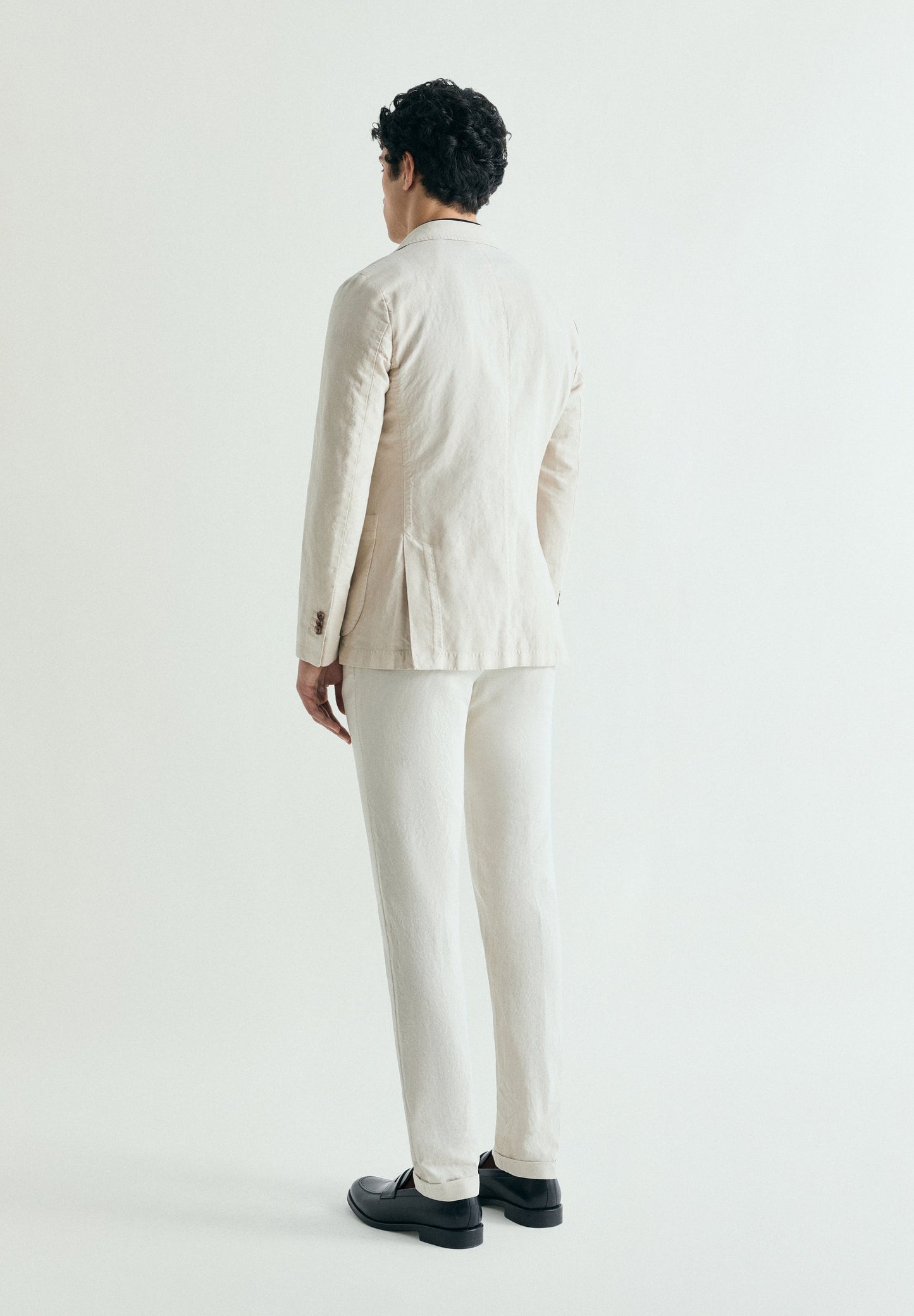 LINEN SUIT TROUSERS
