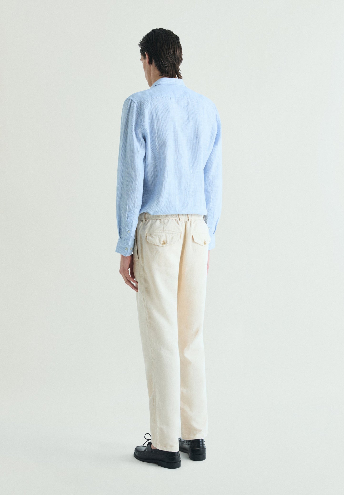 RELAXED FIT LINEN TROUSERS