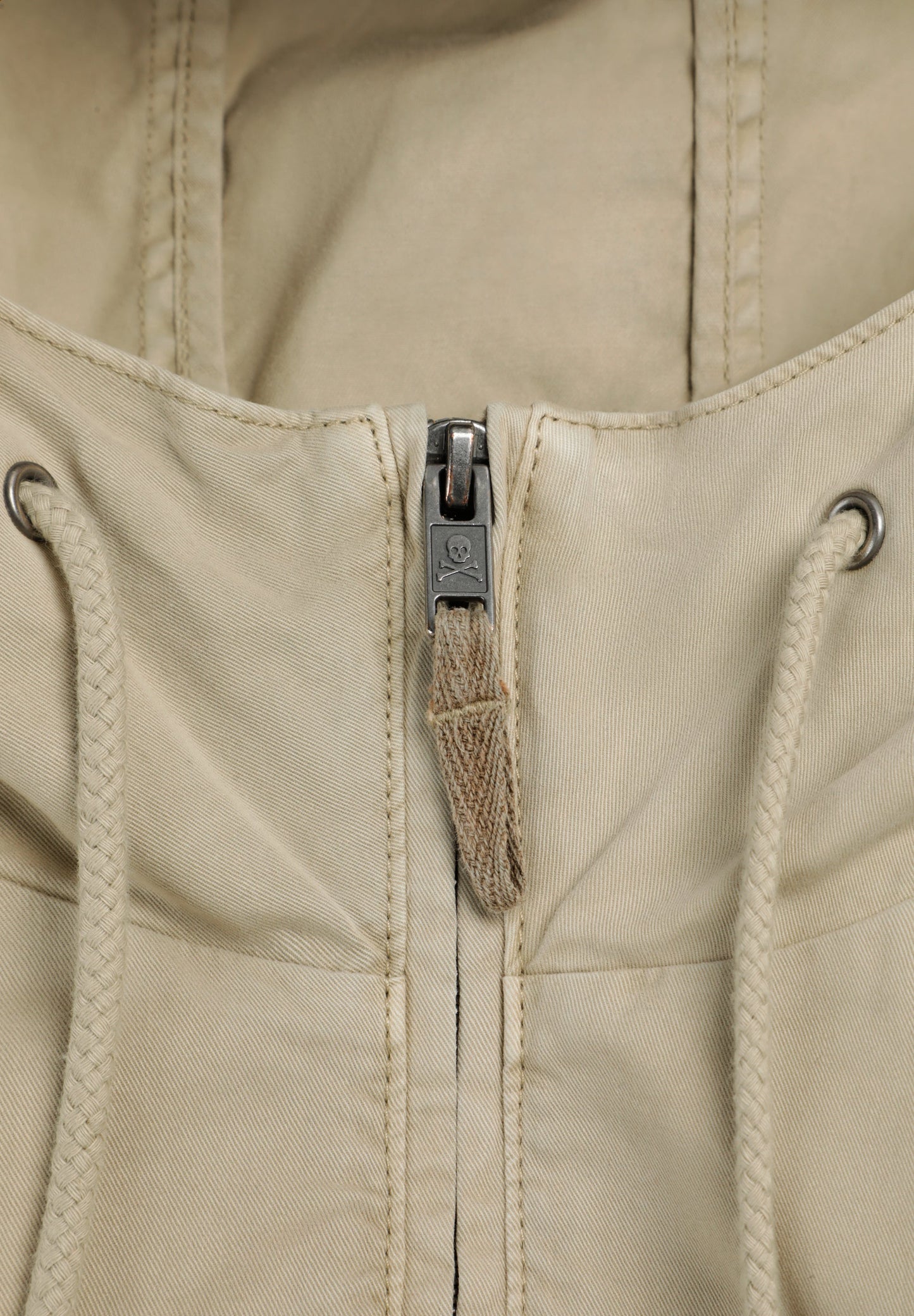 HOODED JACKET WITH MATCHING SKULL