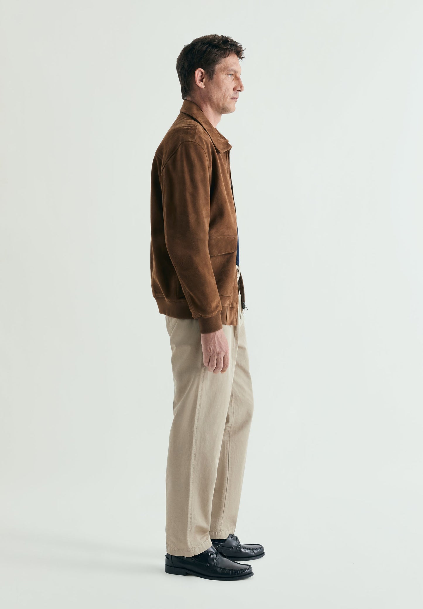 SLIM FIT DARTED TROUSERS