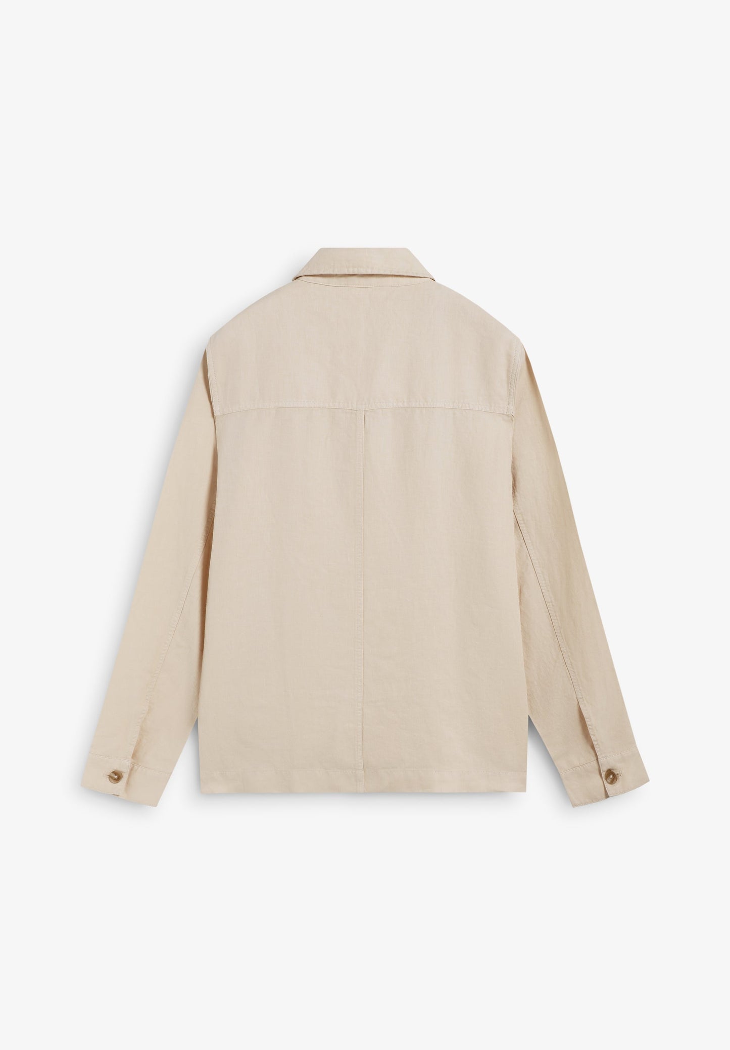LINEN OVERSHIRT WITH POCKETS