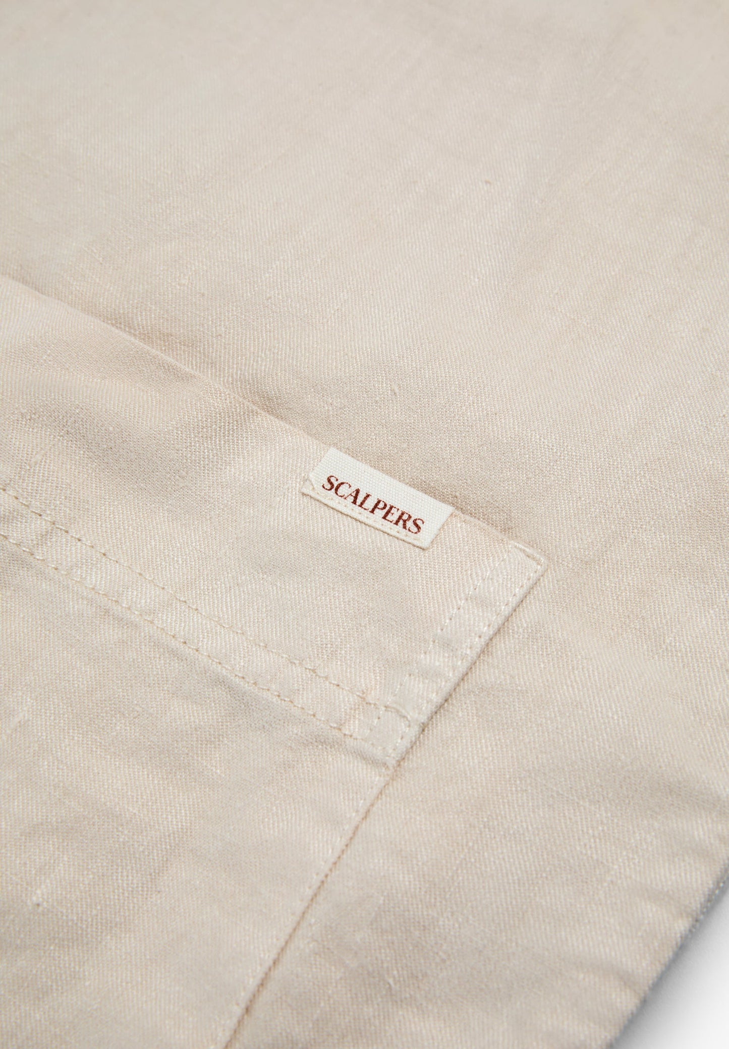 LINEN OVERSHIRT WITH POCKETS
