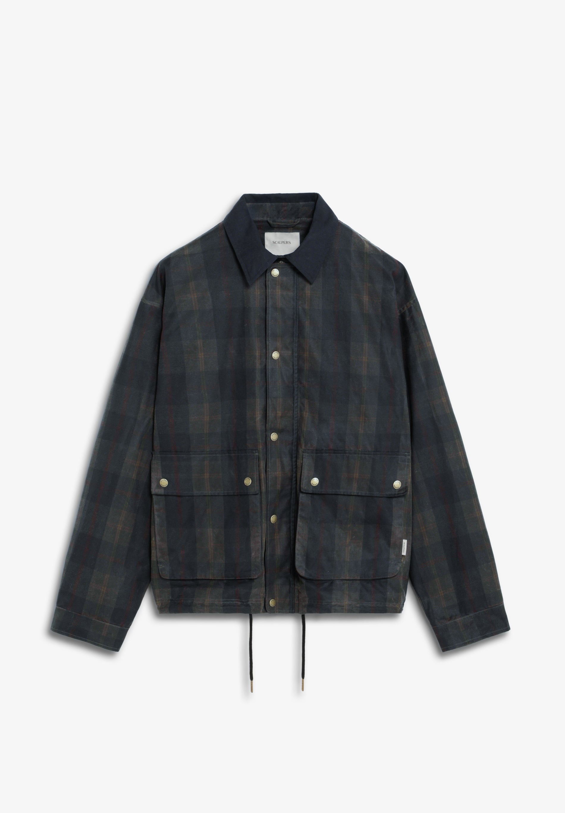 CHECK WAXED JACKET