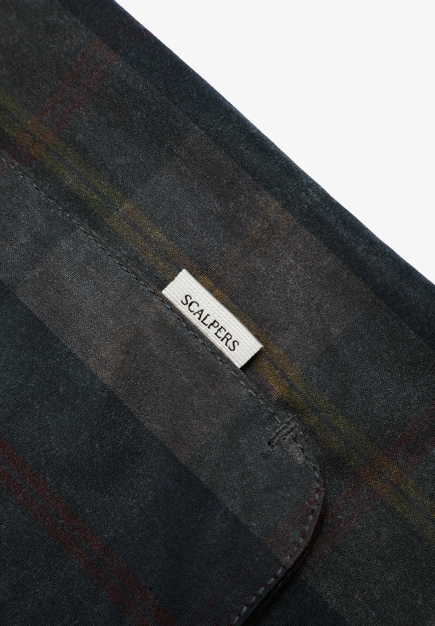 CHECK WAXED JACKET