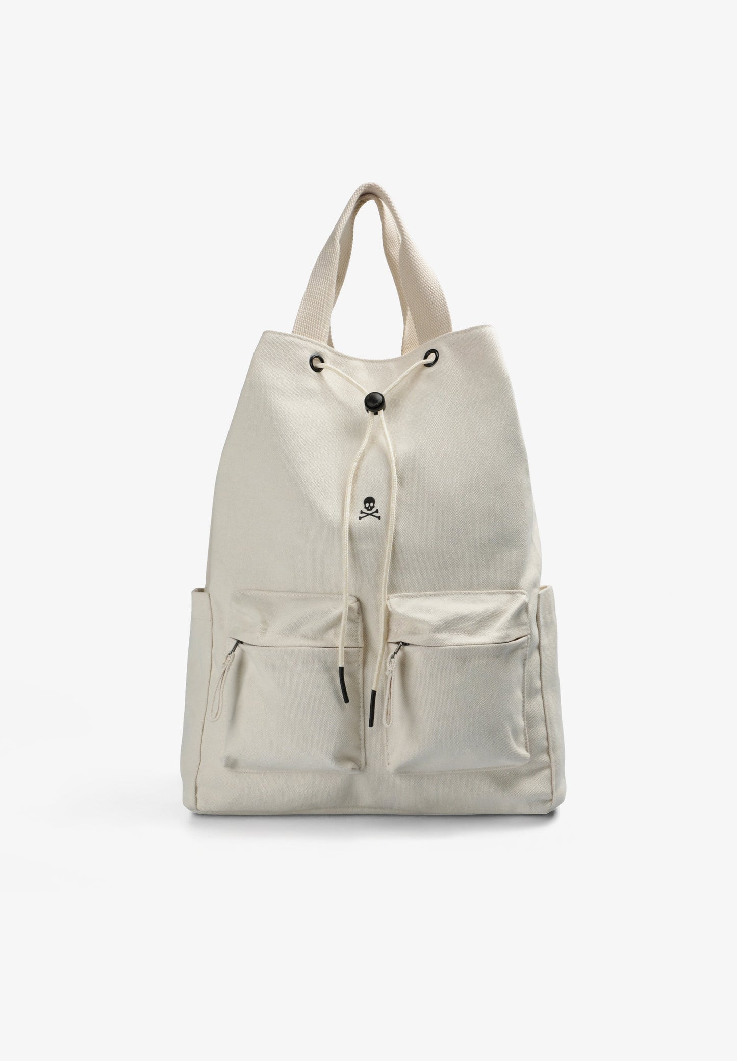 CANVAS BACKPACK WITH ADJUSTABLE DRAWSTRING