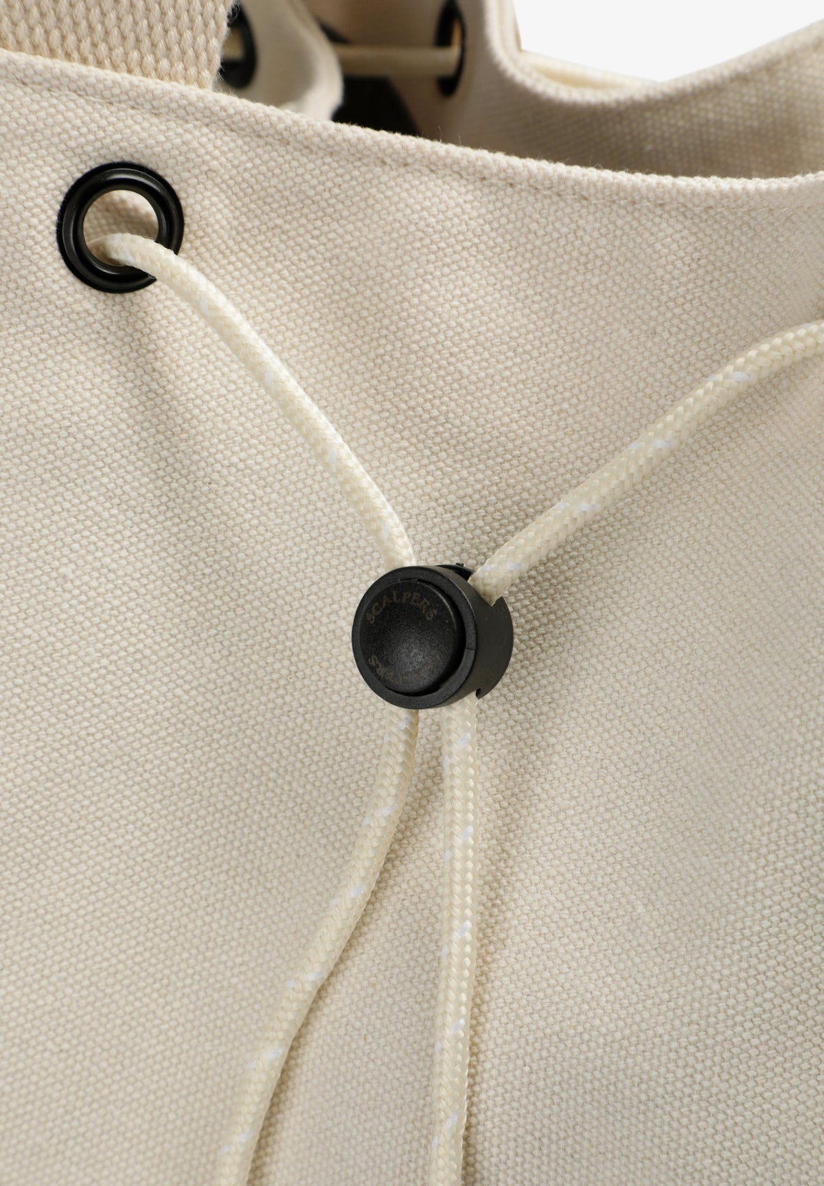 CANVAS BACKPACK WITH ADJUSTABLE DRAWSTRING