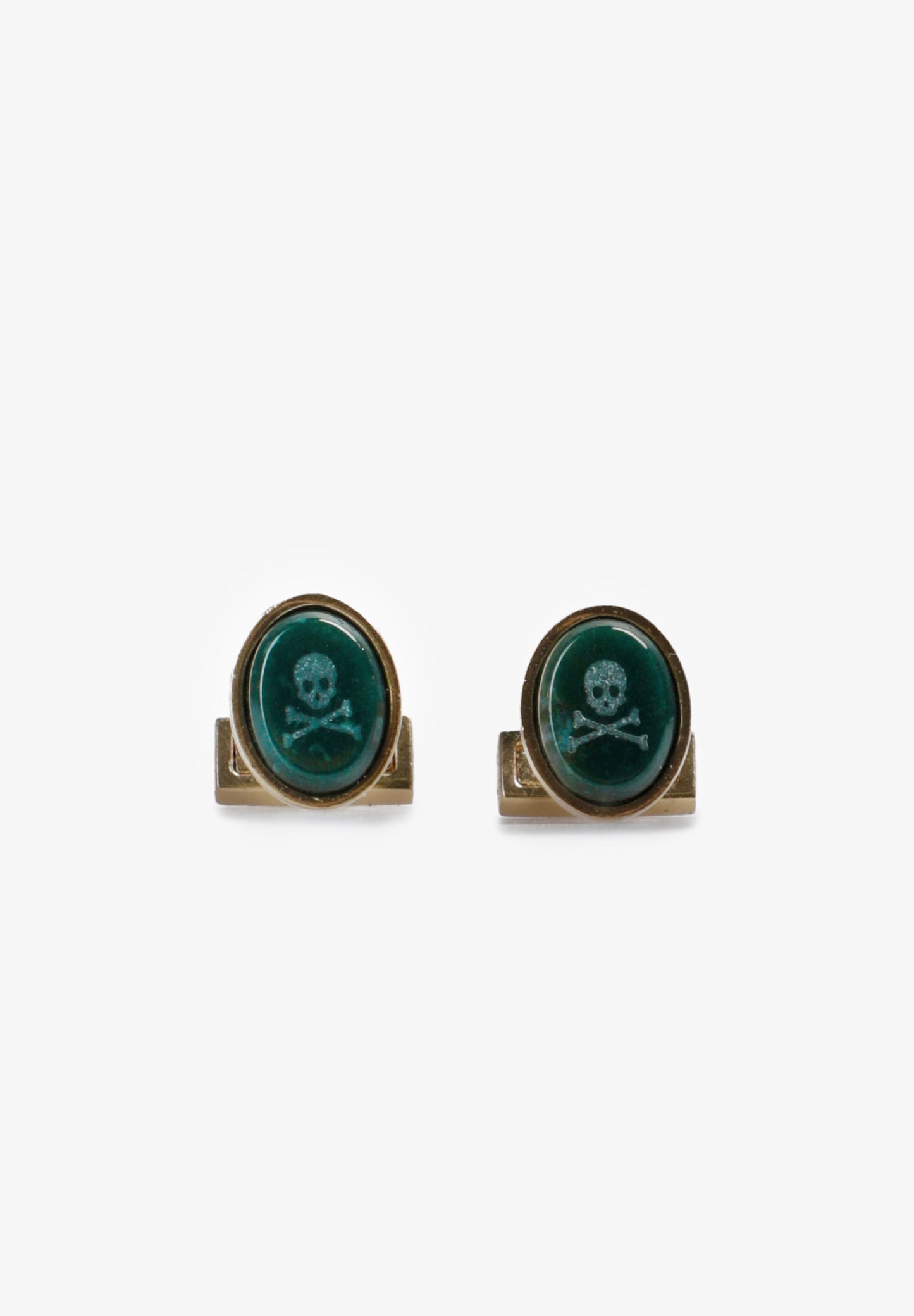 OVAL NATURAL STONE CUFFLINKS