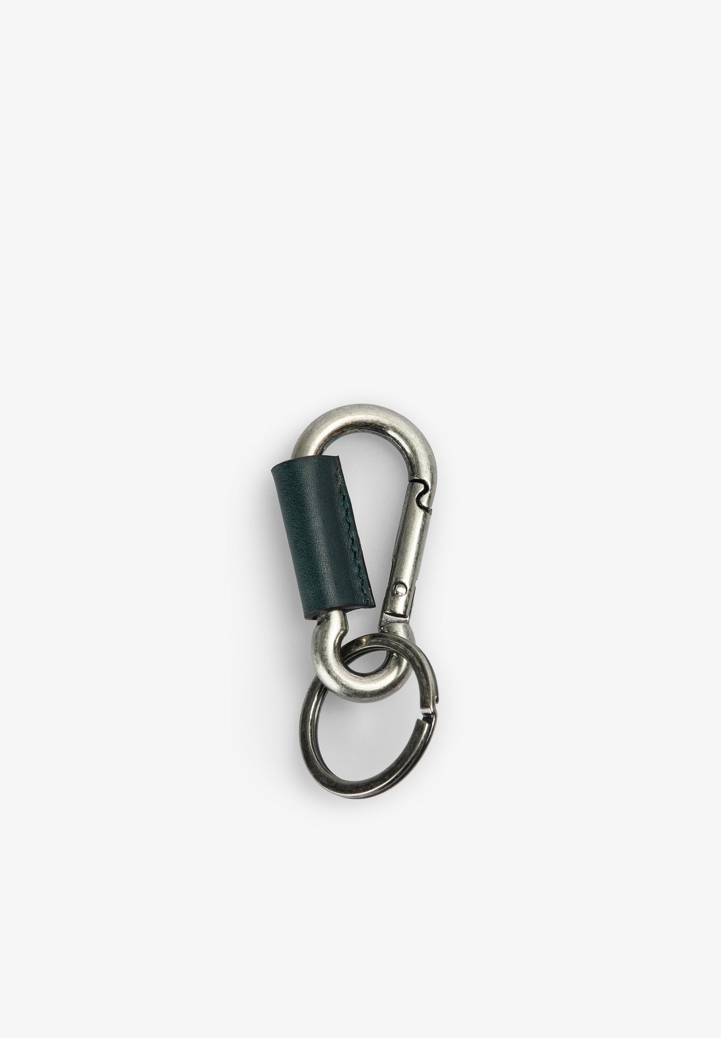 LEATHER CARABINER KEYCHAIN