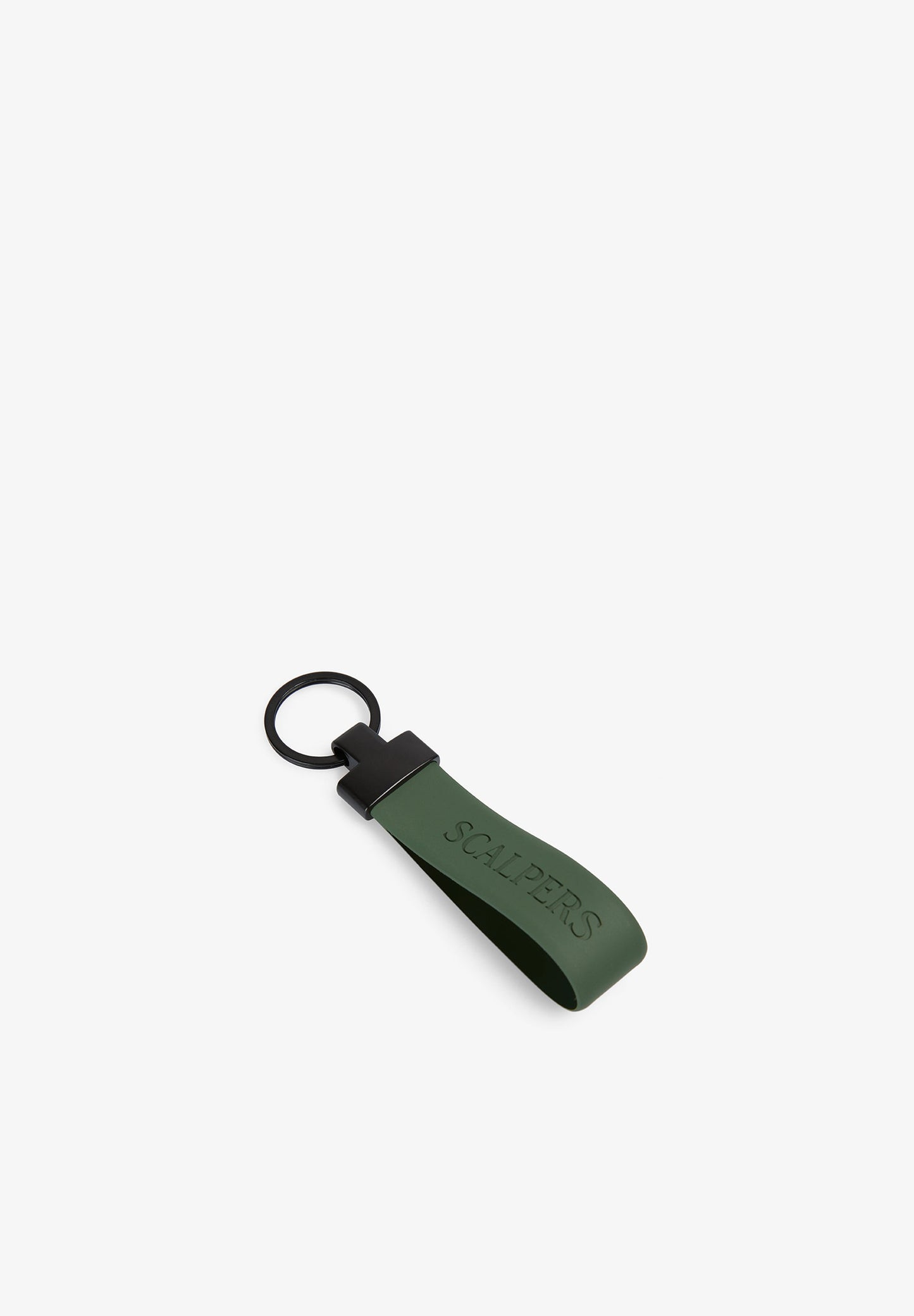 ENGRAVED RUBBER KEYCHAIN