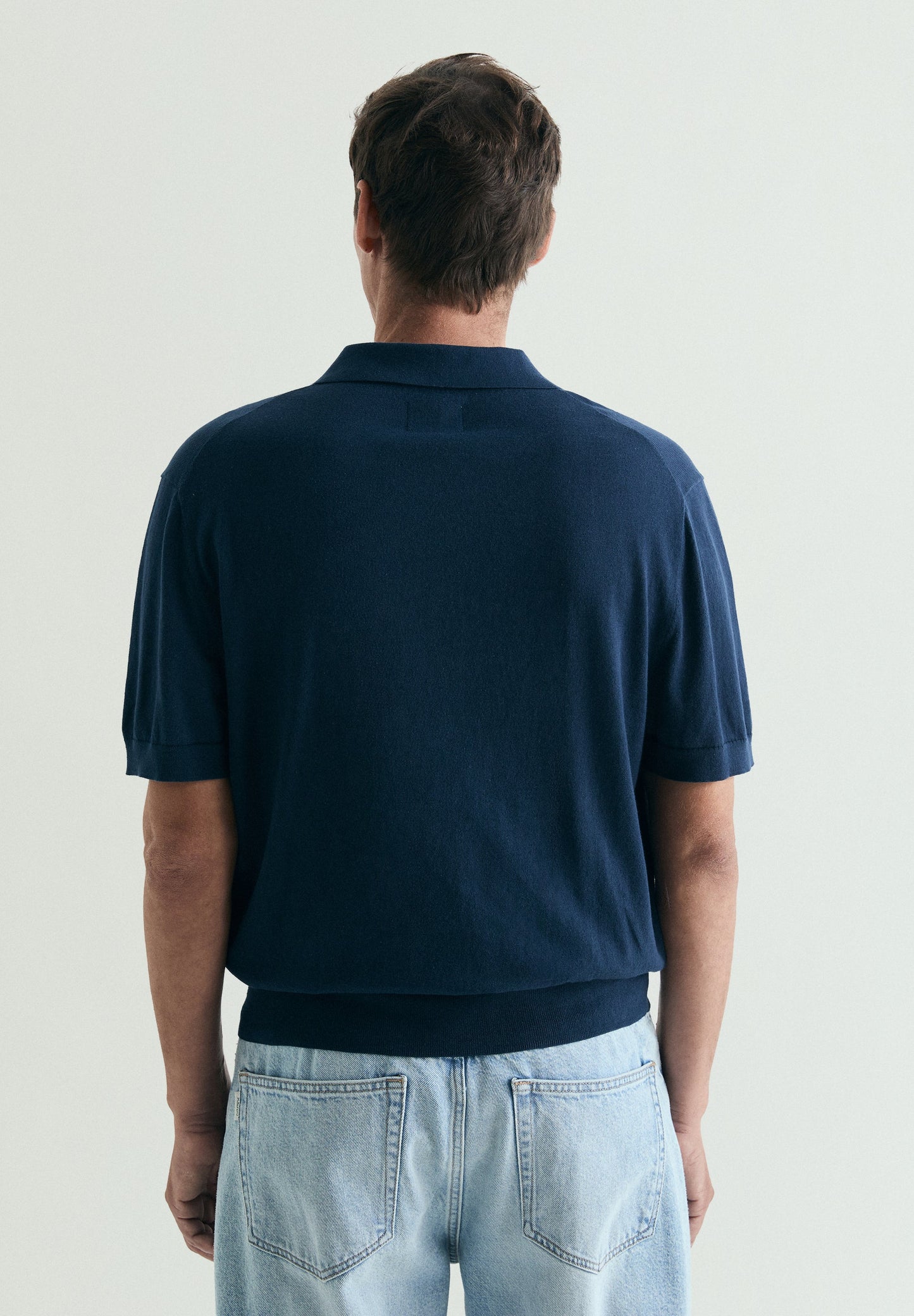 FINE KNIT POLO SHIRT