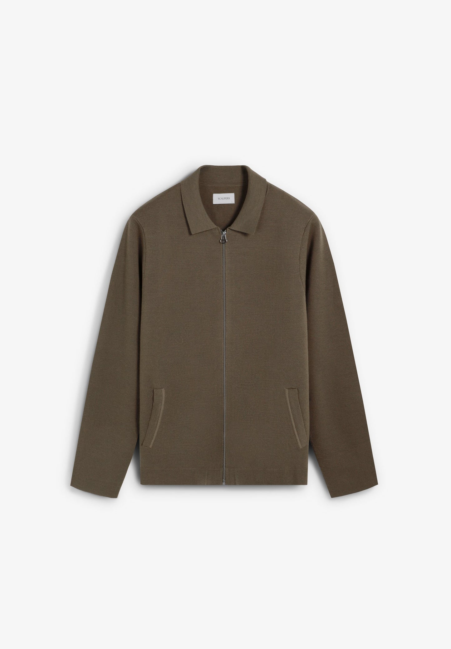 SCZIP POLO CARDIGAN