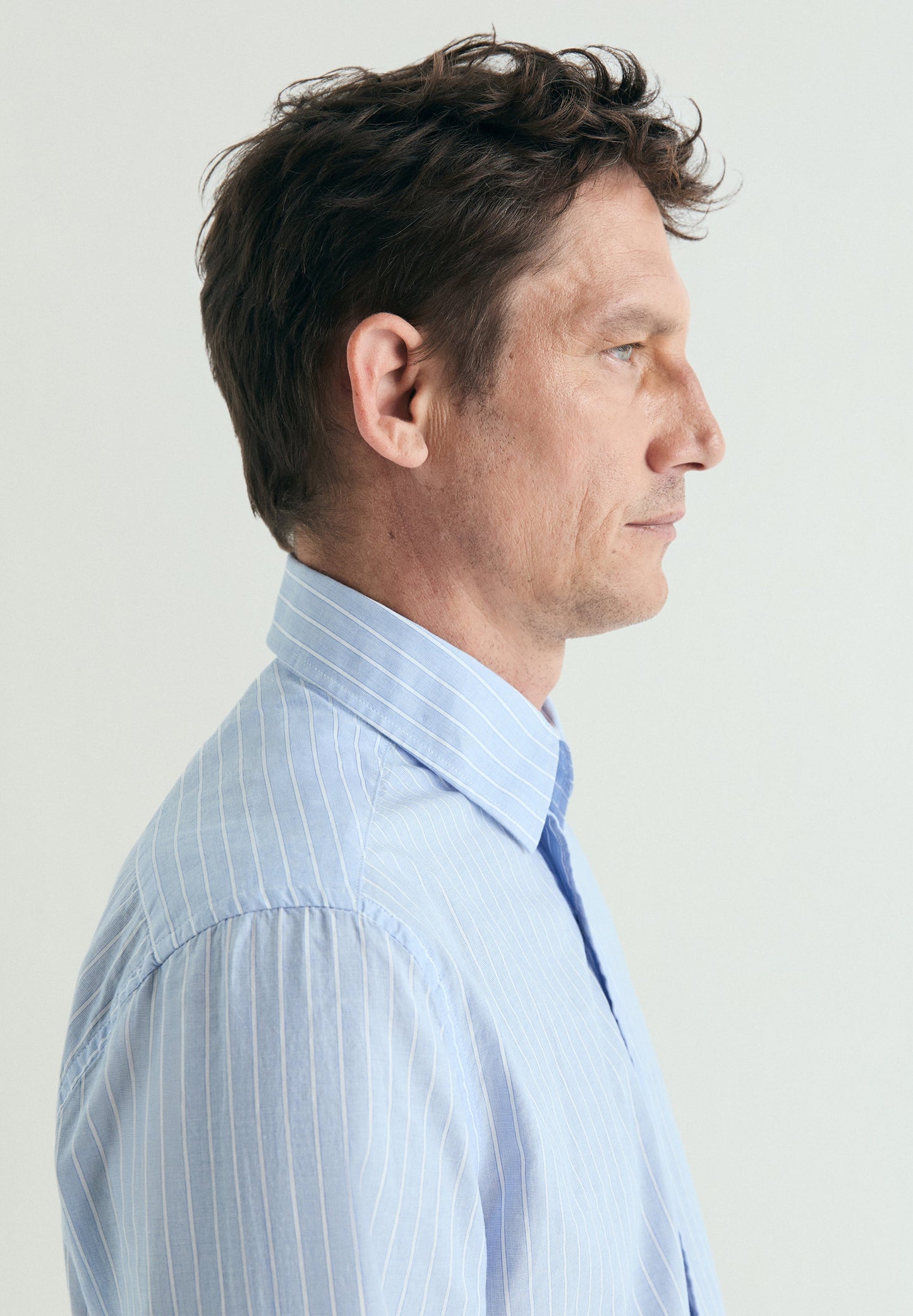 REGULAR FIT STRIPED COTTON SHIRT