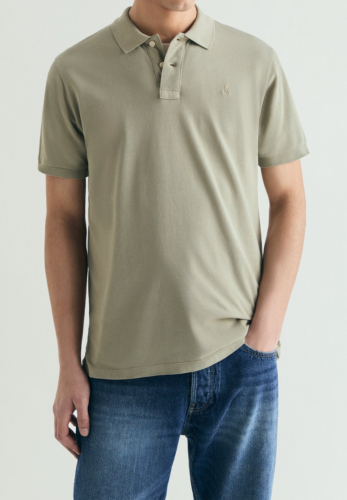 EMBROIDERED PIQUÉ POLO SHIRT