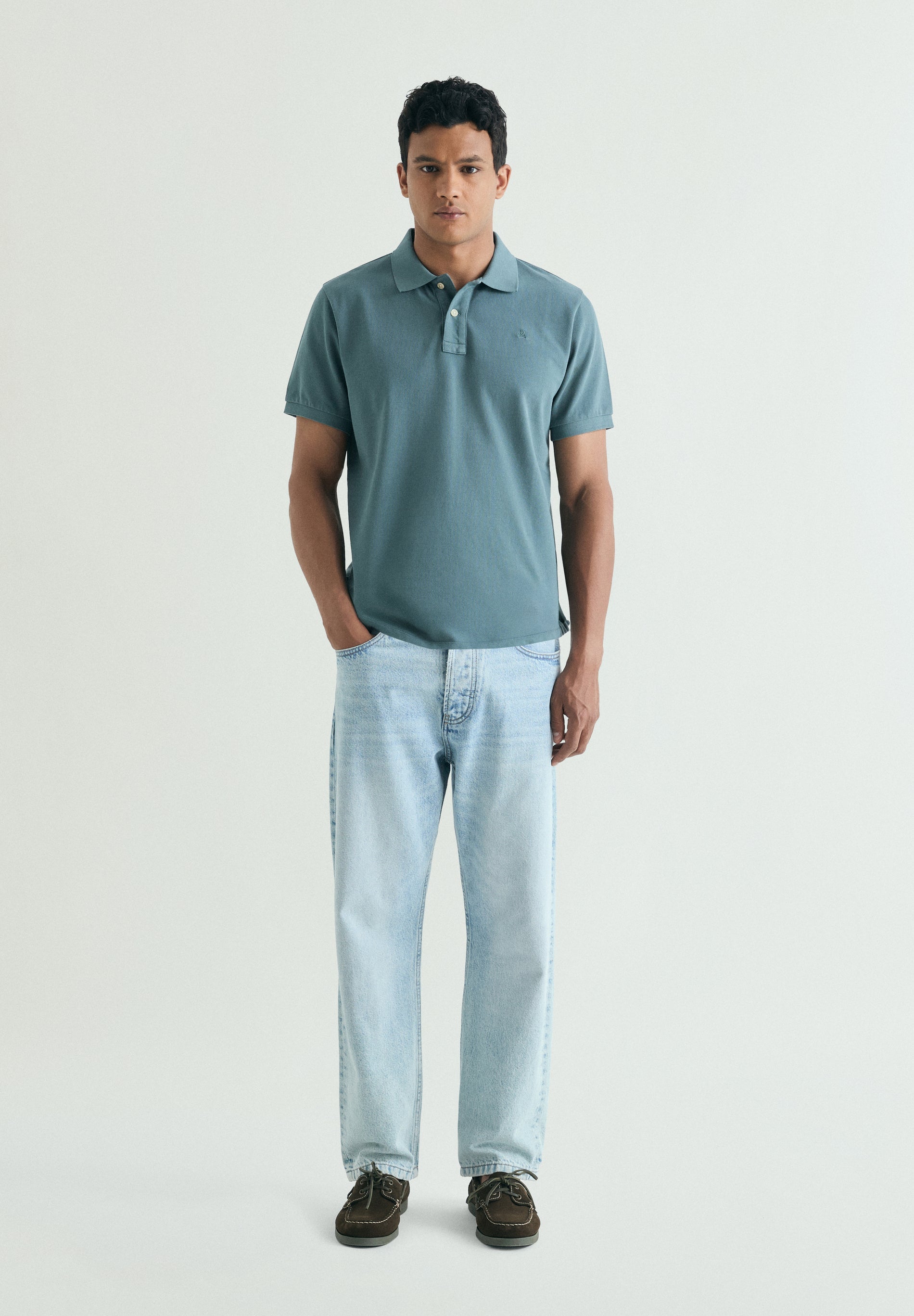 EMBROIDERED PIQUÉ POLO SHIRT