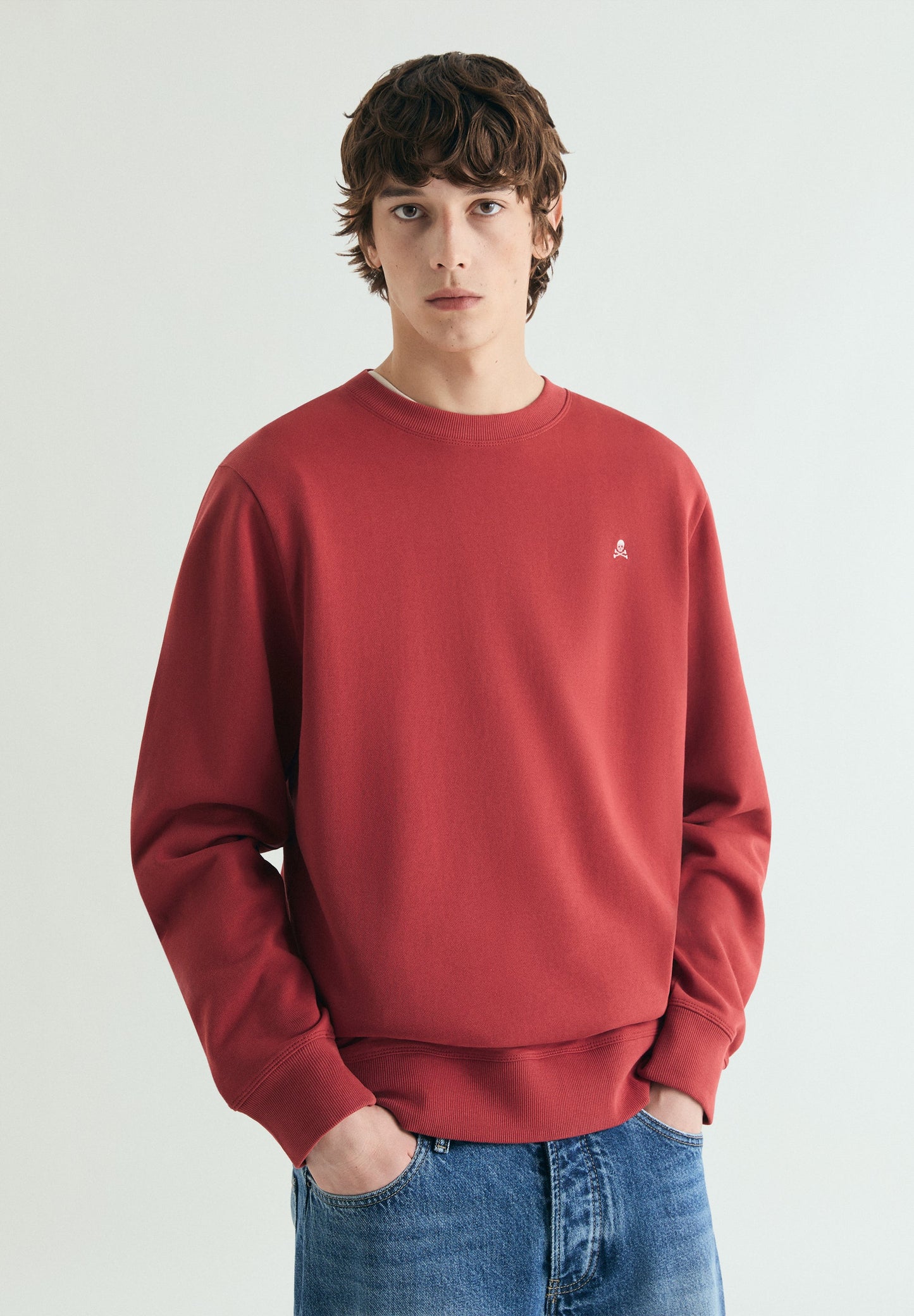 SWEATSHIRT WITH CONTRAST EMBROIDERY