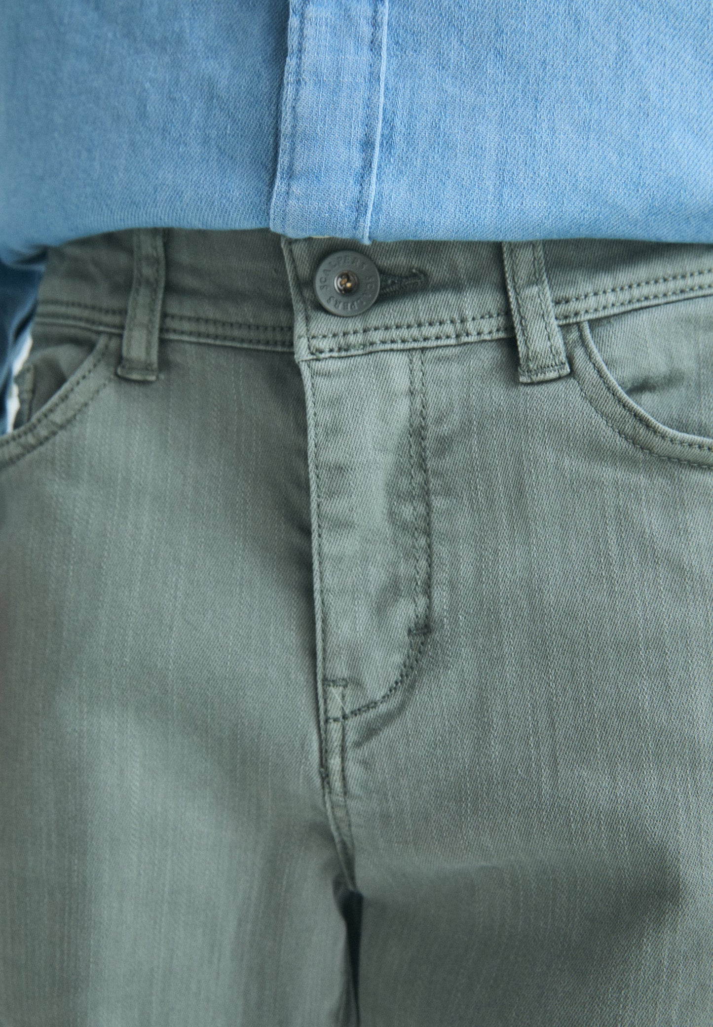 SLIM FIT FIVE-POCKET TROUSERS