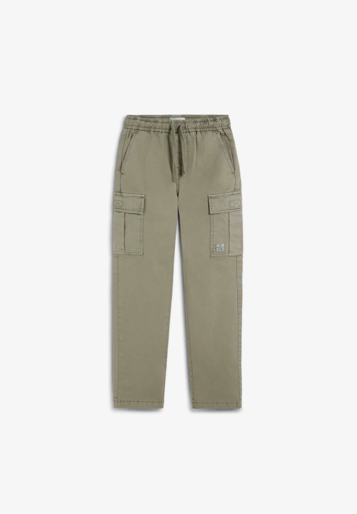 CARGO TROUSERS WITH ELASTICATED WAIST