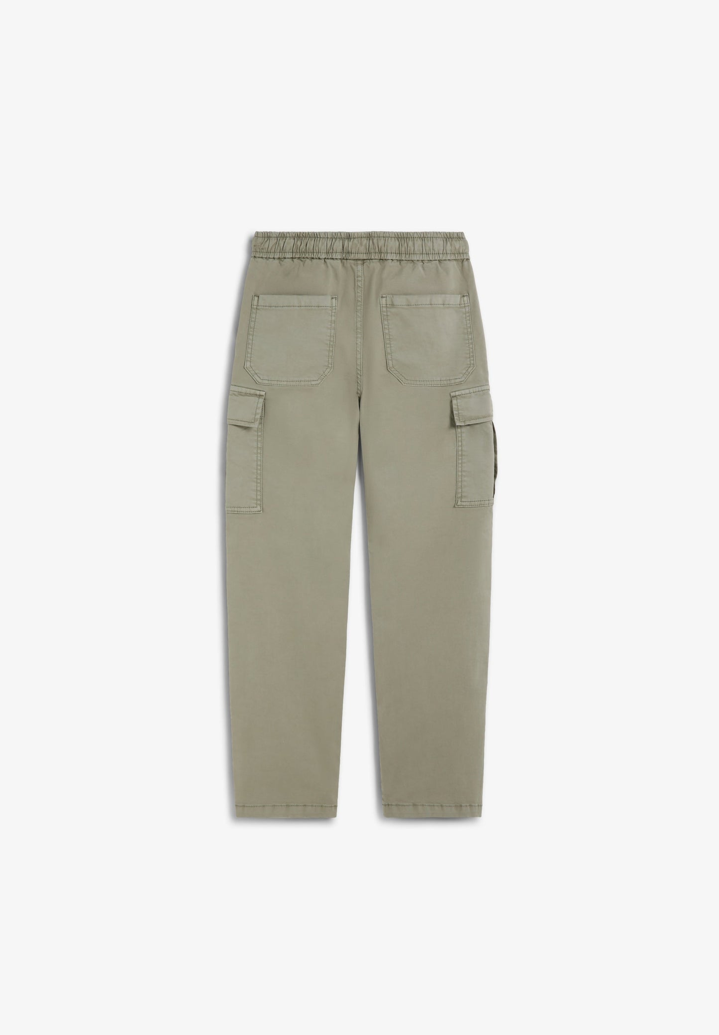 CARGO TROUSERS WITH ELASTICATED WAIST