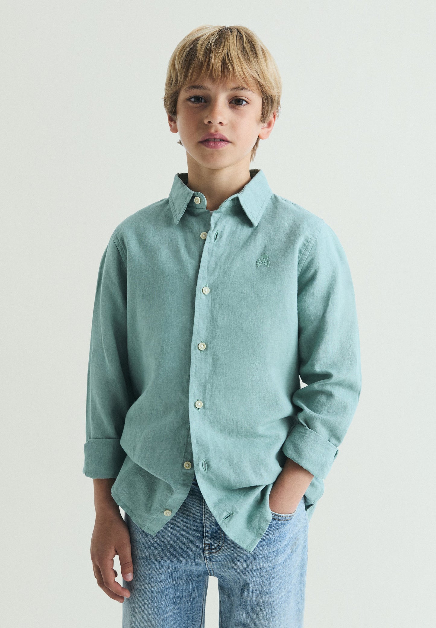 REGULAR FIT SKULL SHIRT