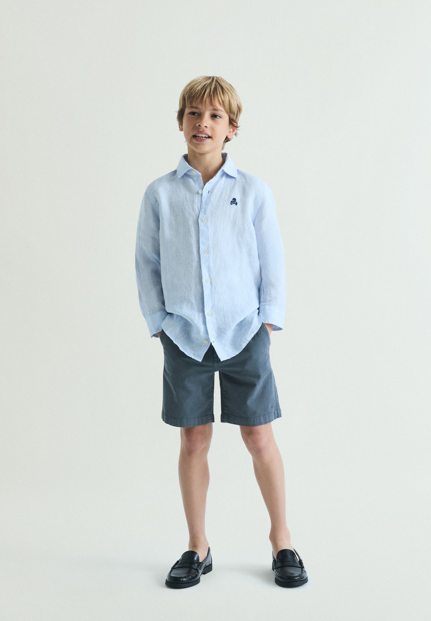 STRIPED LINEN SHIRT