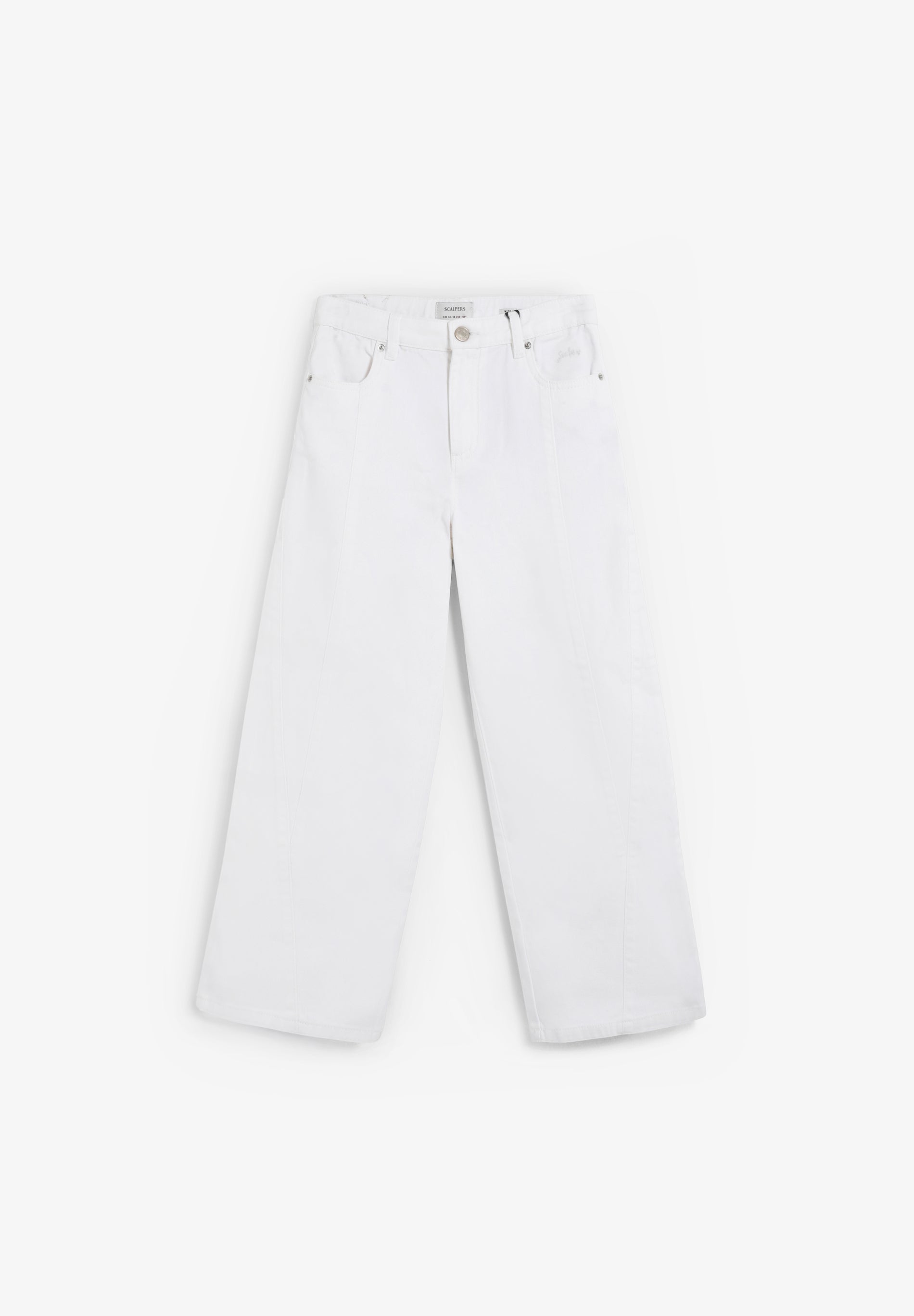 WIDE LEG JEANS WITH SEAMS