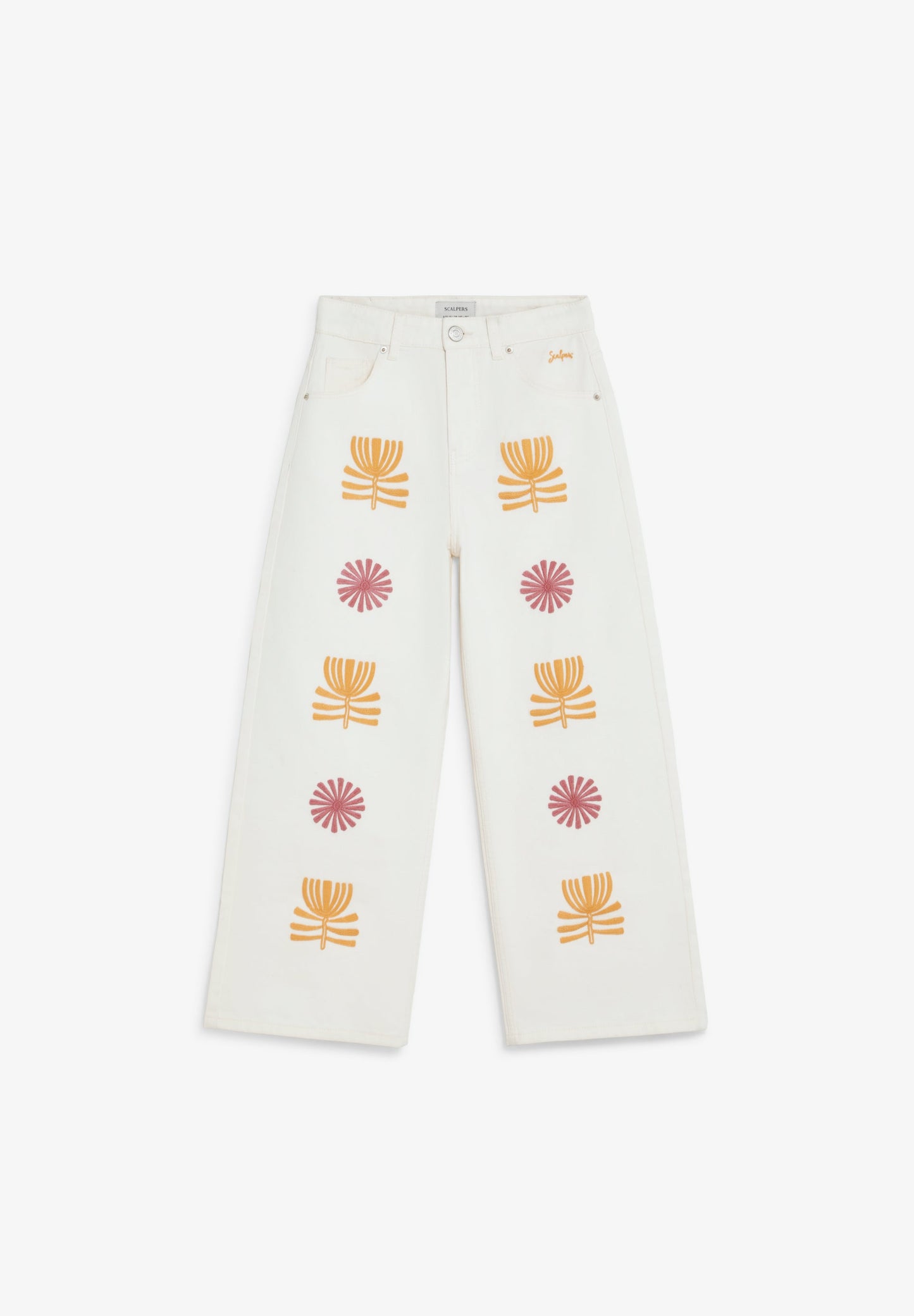 CULOTTE JEANS WITH EMBROIDERY