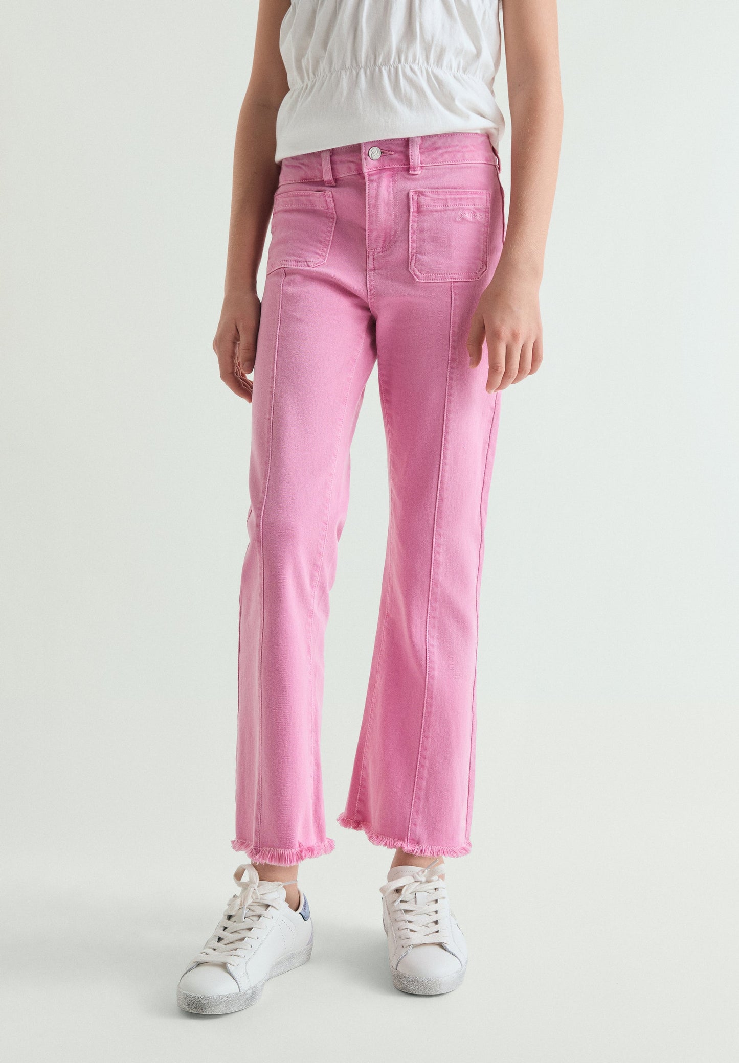 FLARED TROUSERS WITH SEAMS