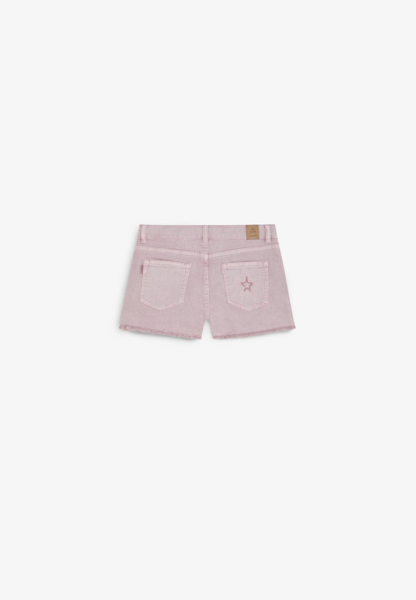 FADED DENIM SHORTS