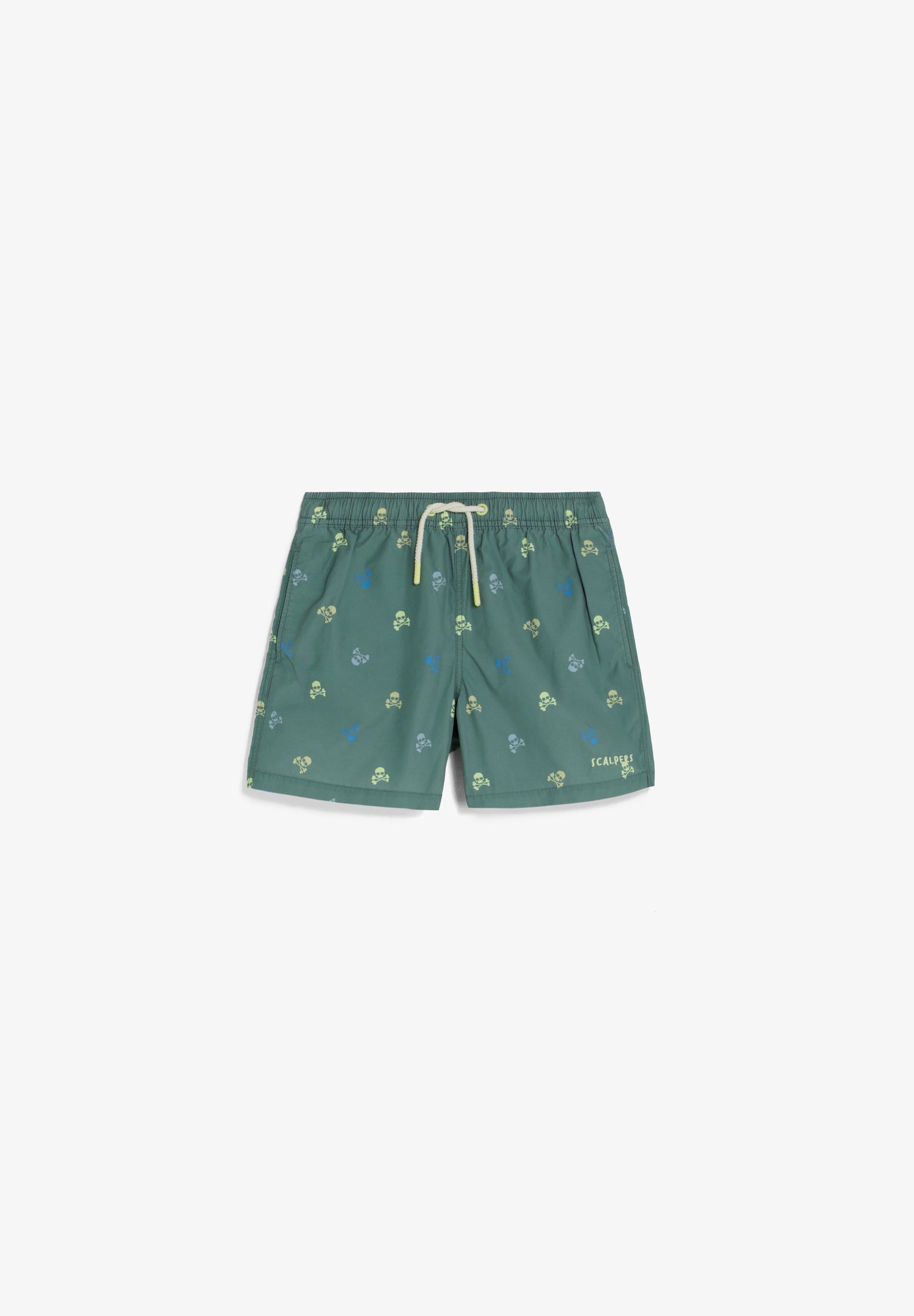 MULTI-COLOURED SKULL SWIMMING TRUNKS