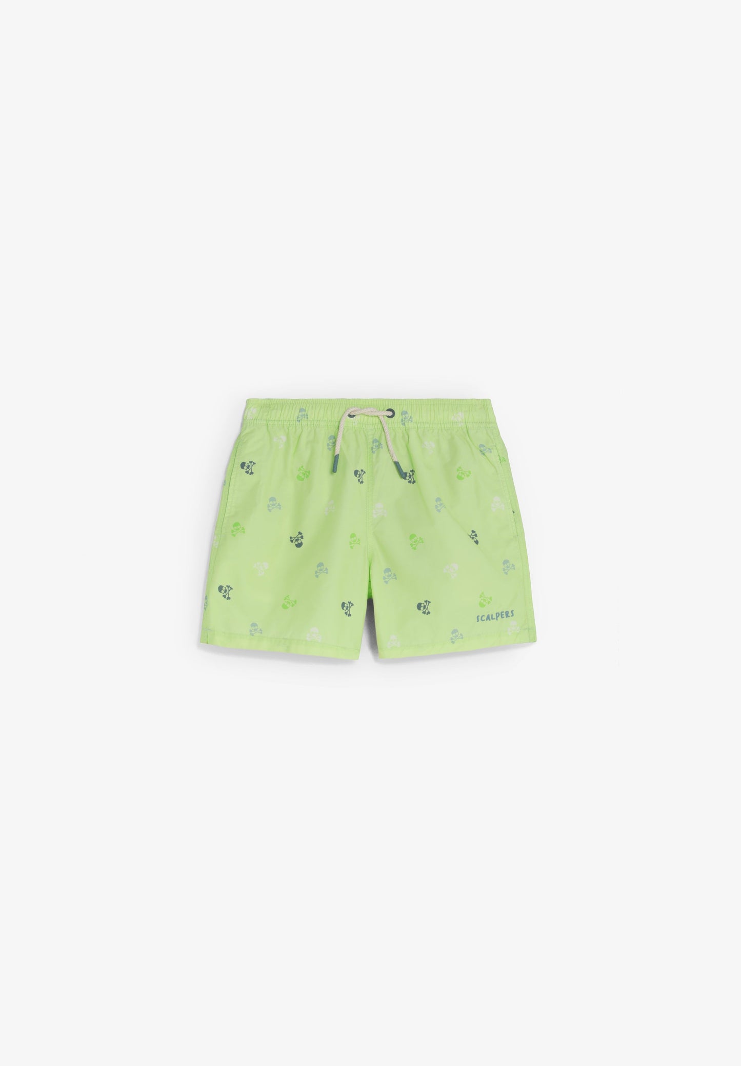 MULTI-COLOURED SKULL SWIMMING TRUNKS