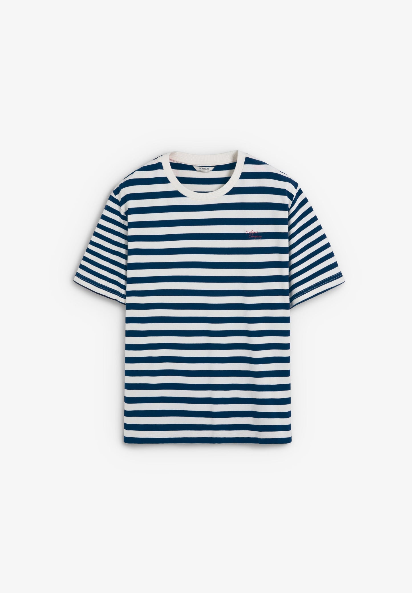 CONTRAST STRIPED T-SHIRT