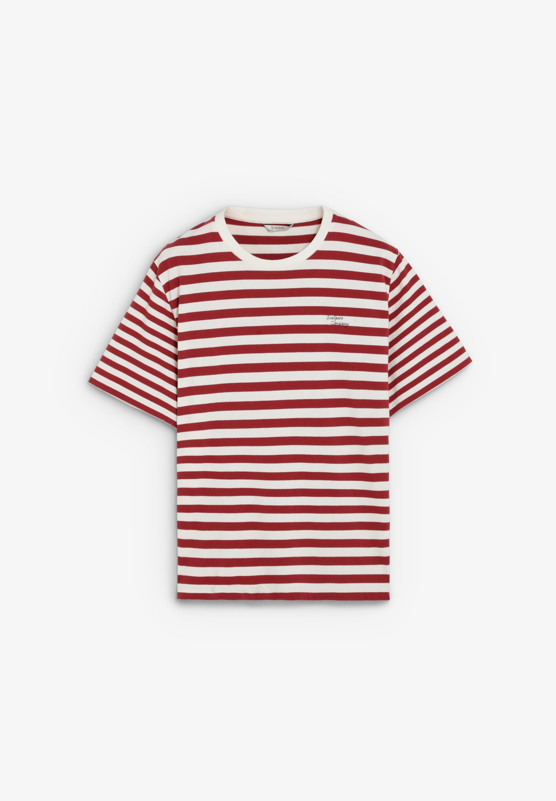 CONTRAST STRIPED T-SHIRT