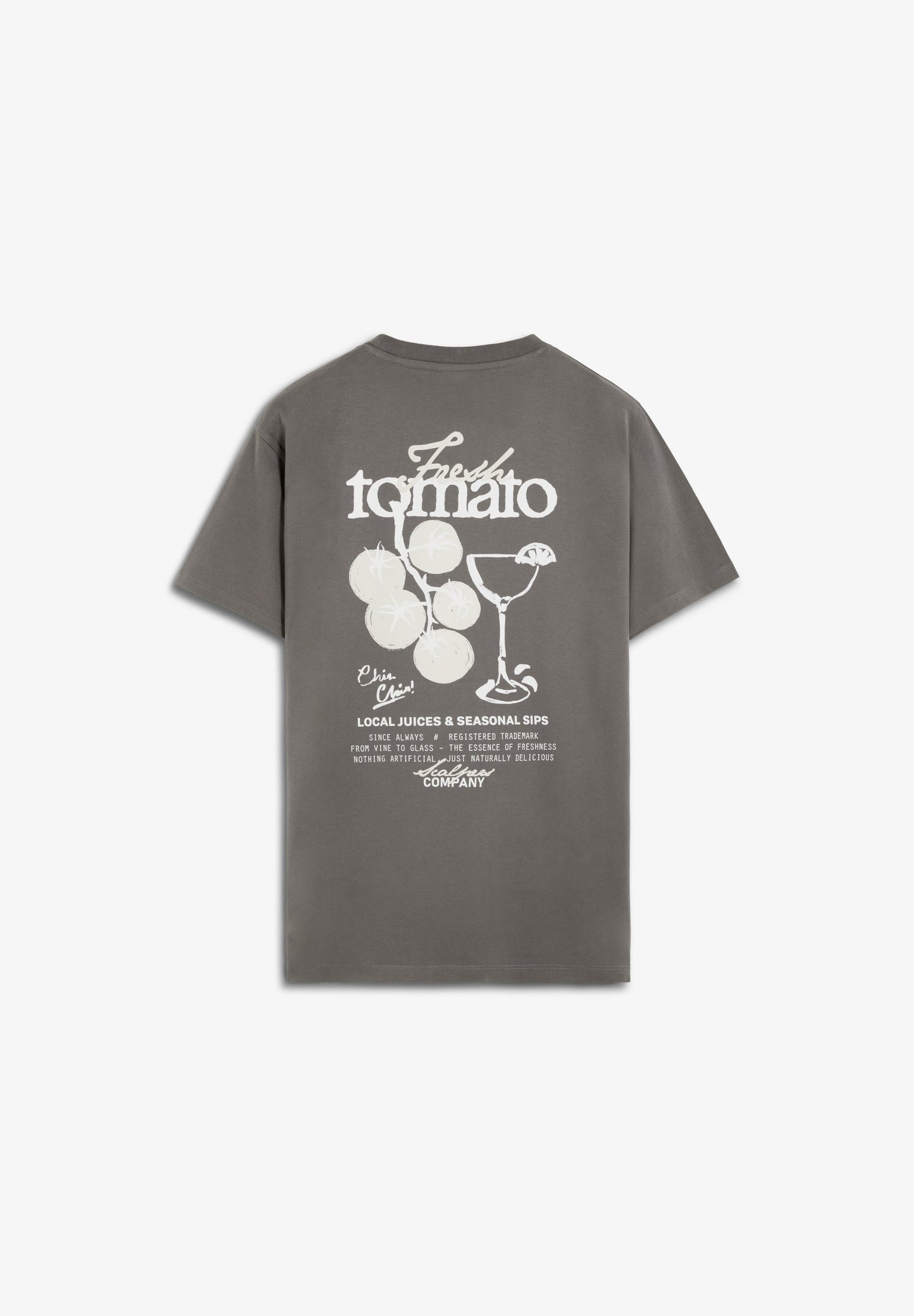 CONTRAST PRINT T-SHIRT