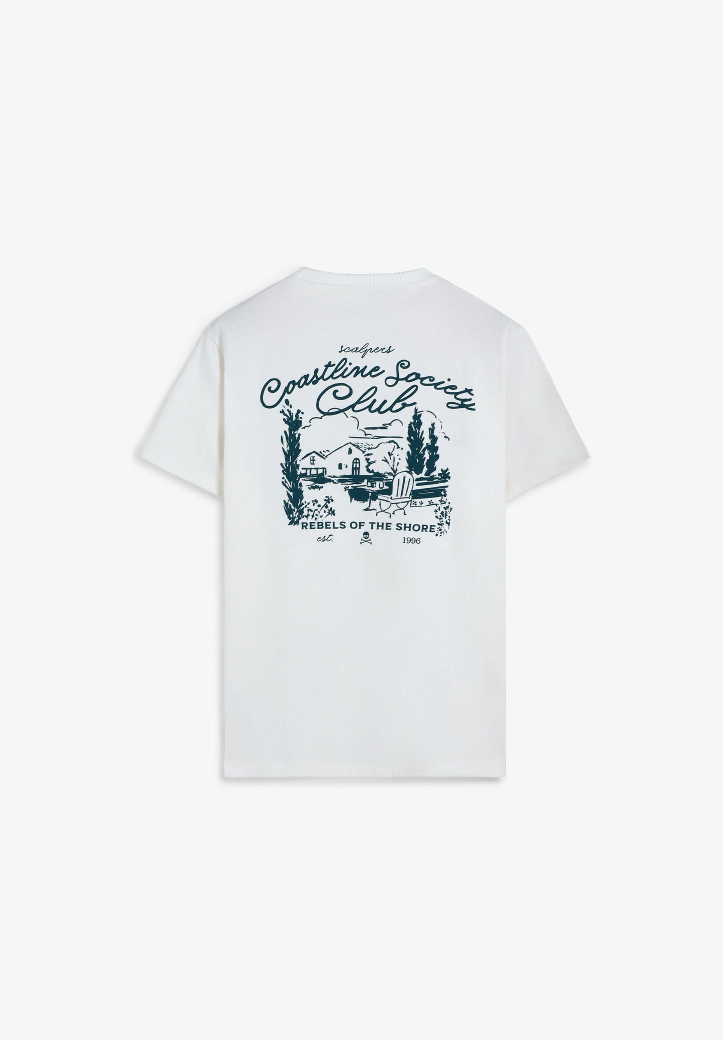 CONTRAST PRINT T-SHIRT