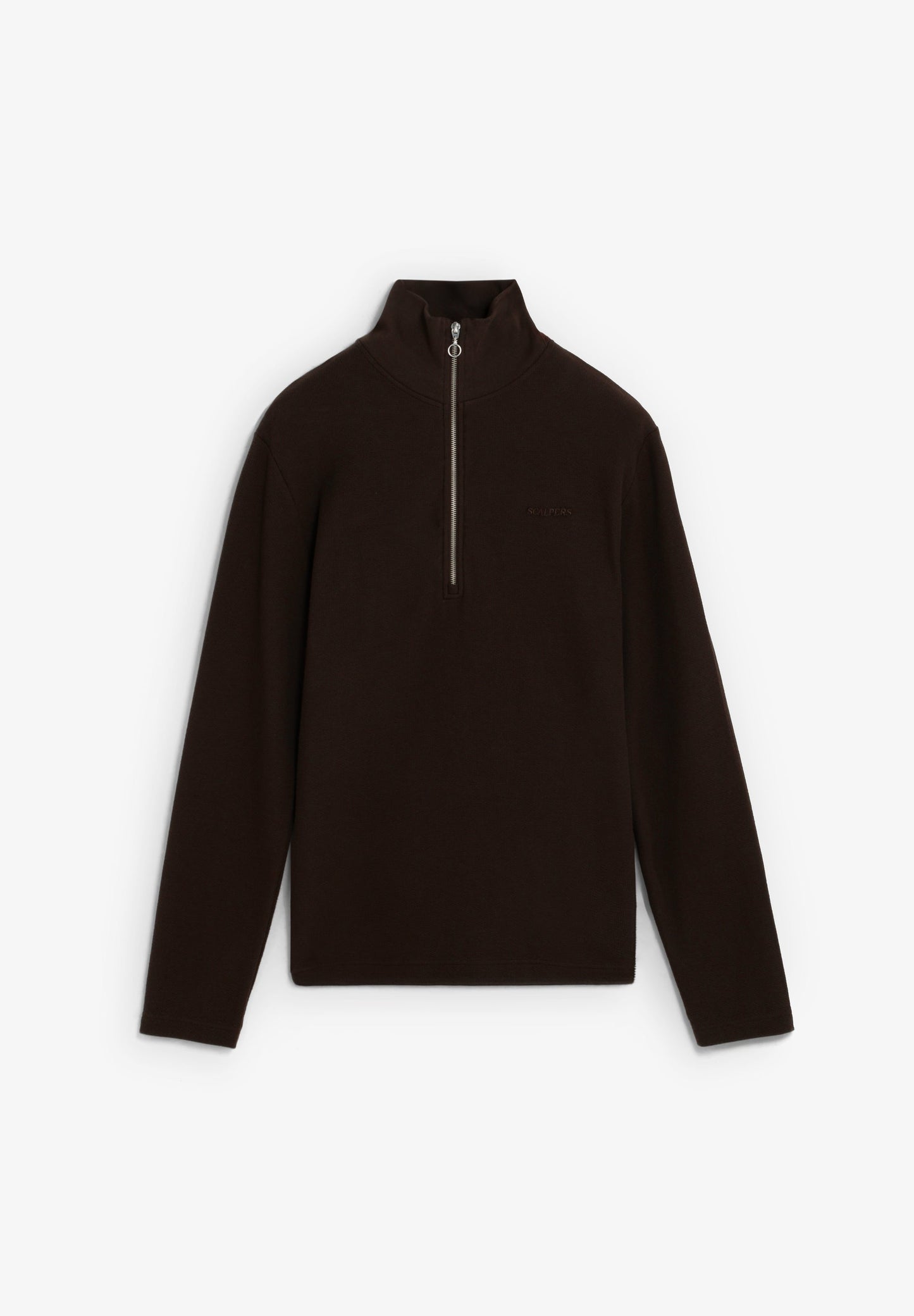 SCHALFZIP TEXTURE SWEATER