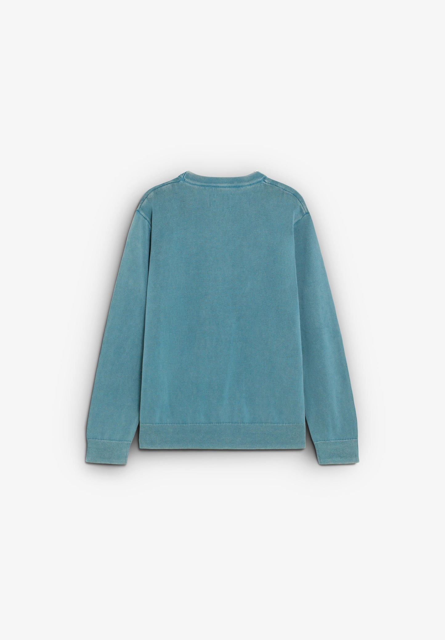 ROUND NECK COTTON SWEATER