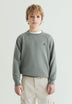 ROUND NECK COTTON SWEATER