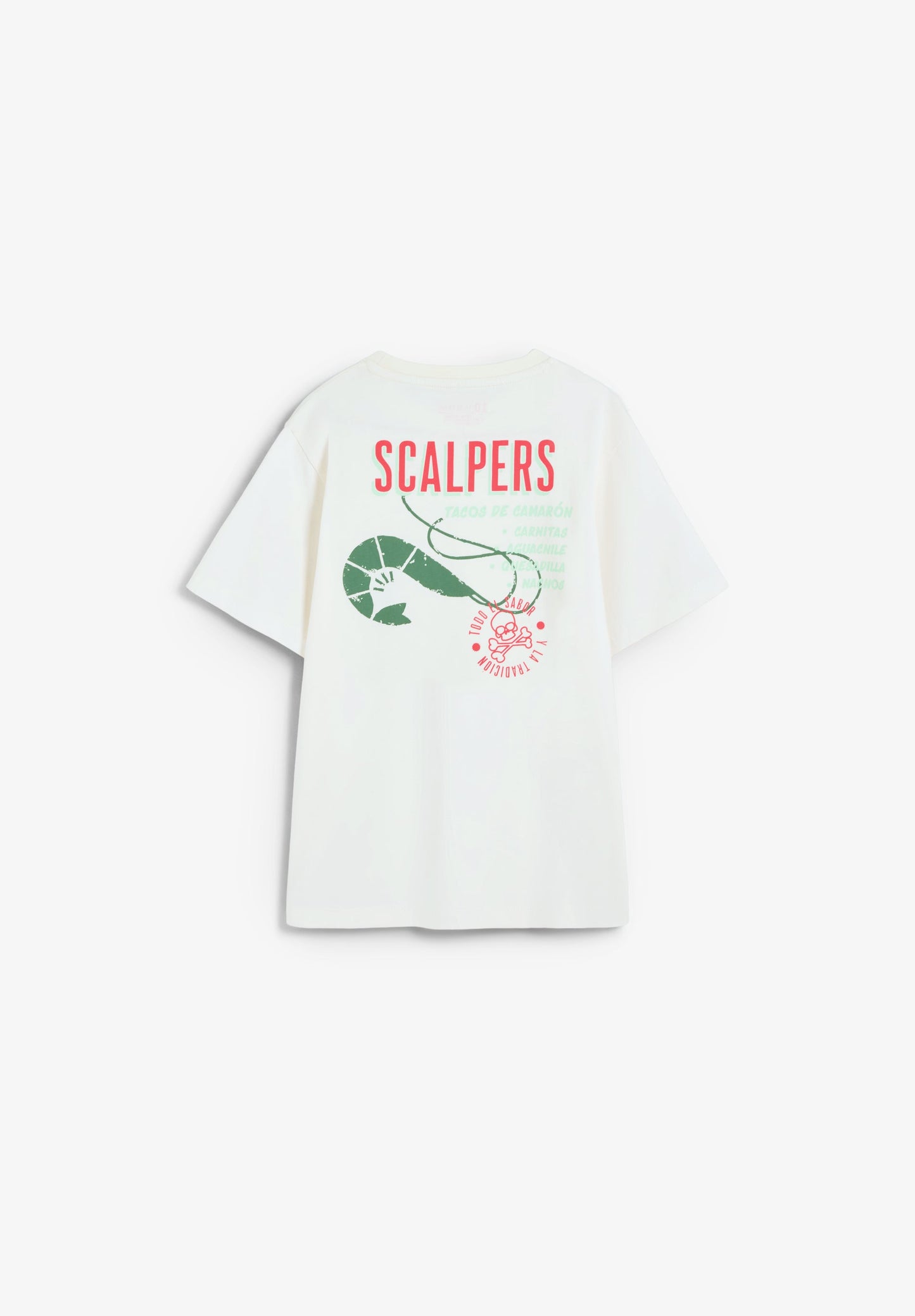 CONTRAST PRINT T-SHIRT