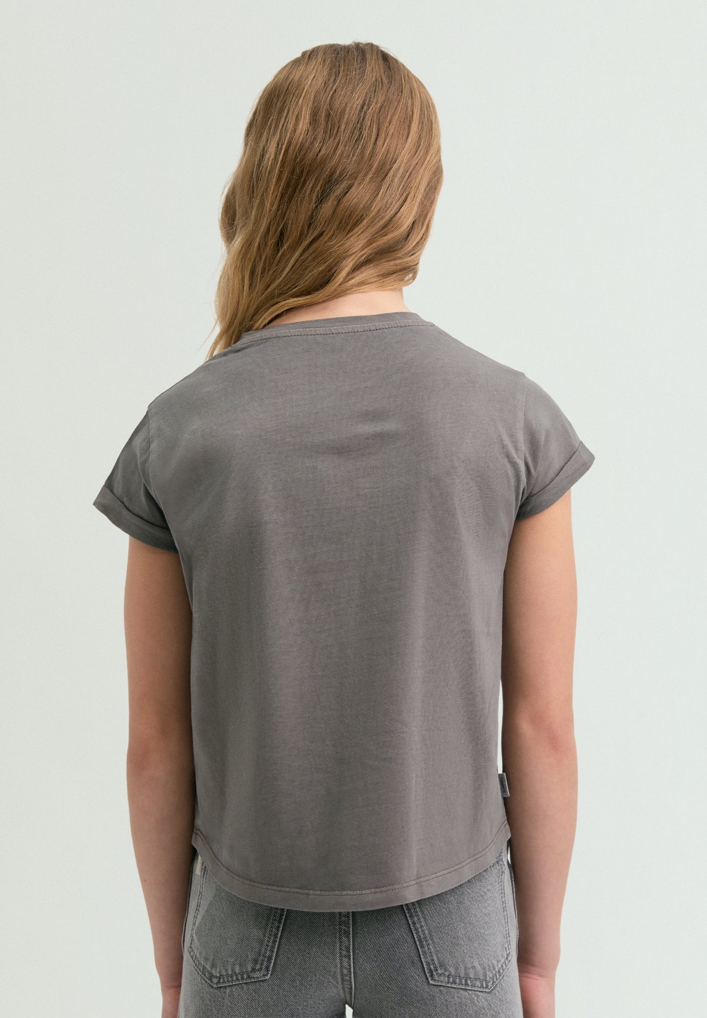 RHINESTONE PRINT T-SHIRT