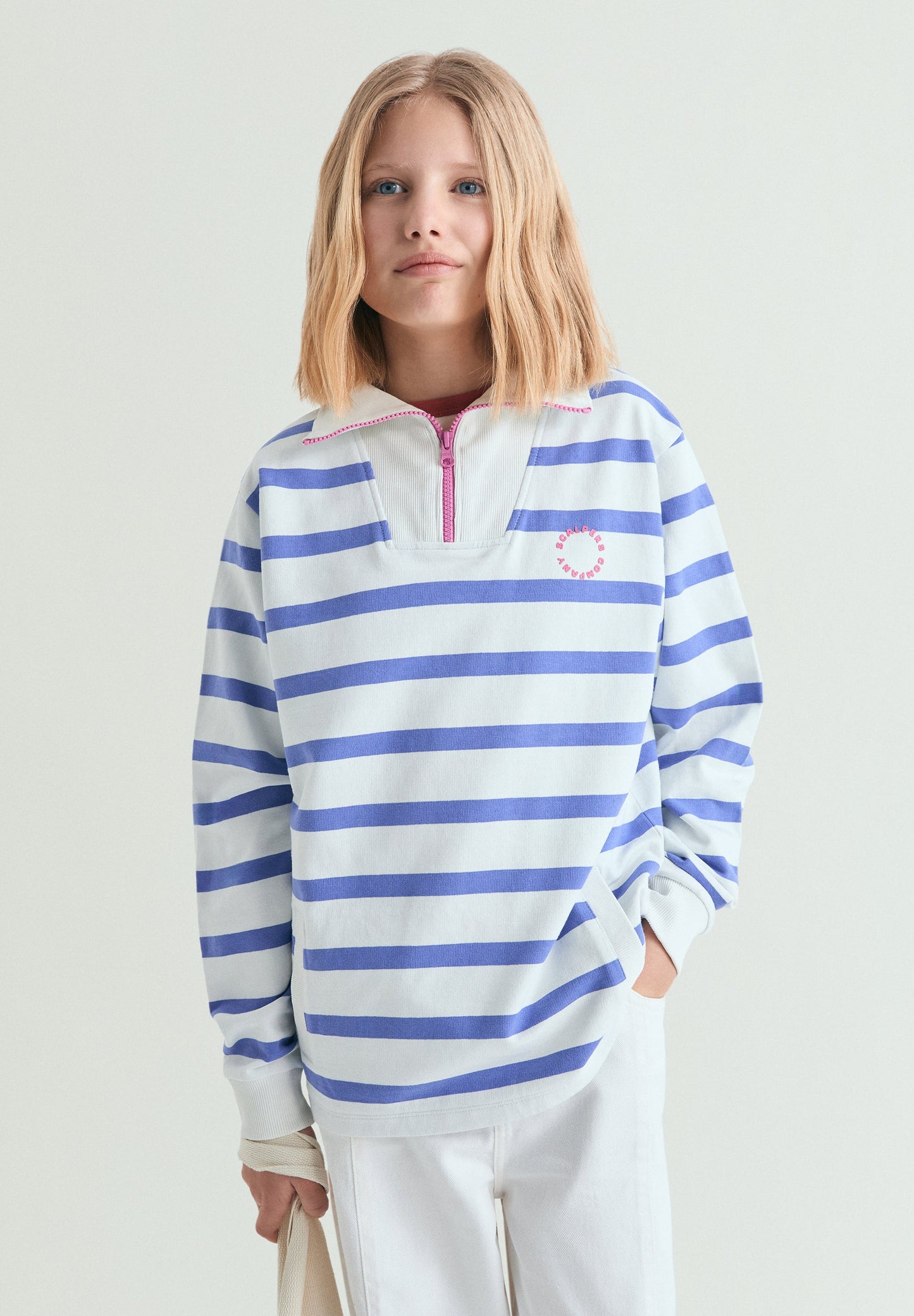 SUDADERA CUELLO ALTO RAYAS - Scalpers