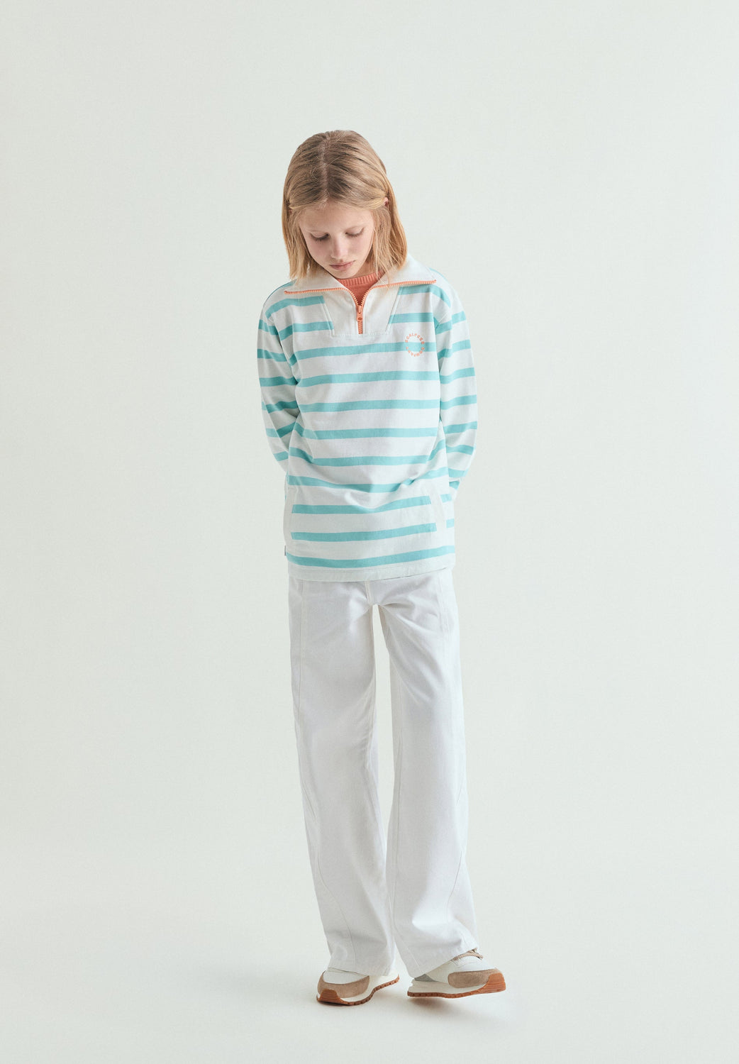 SUDADERA CUELLO ALTO RAYAS - Scalpers