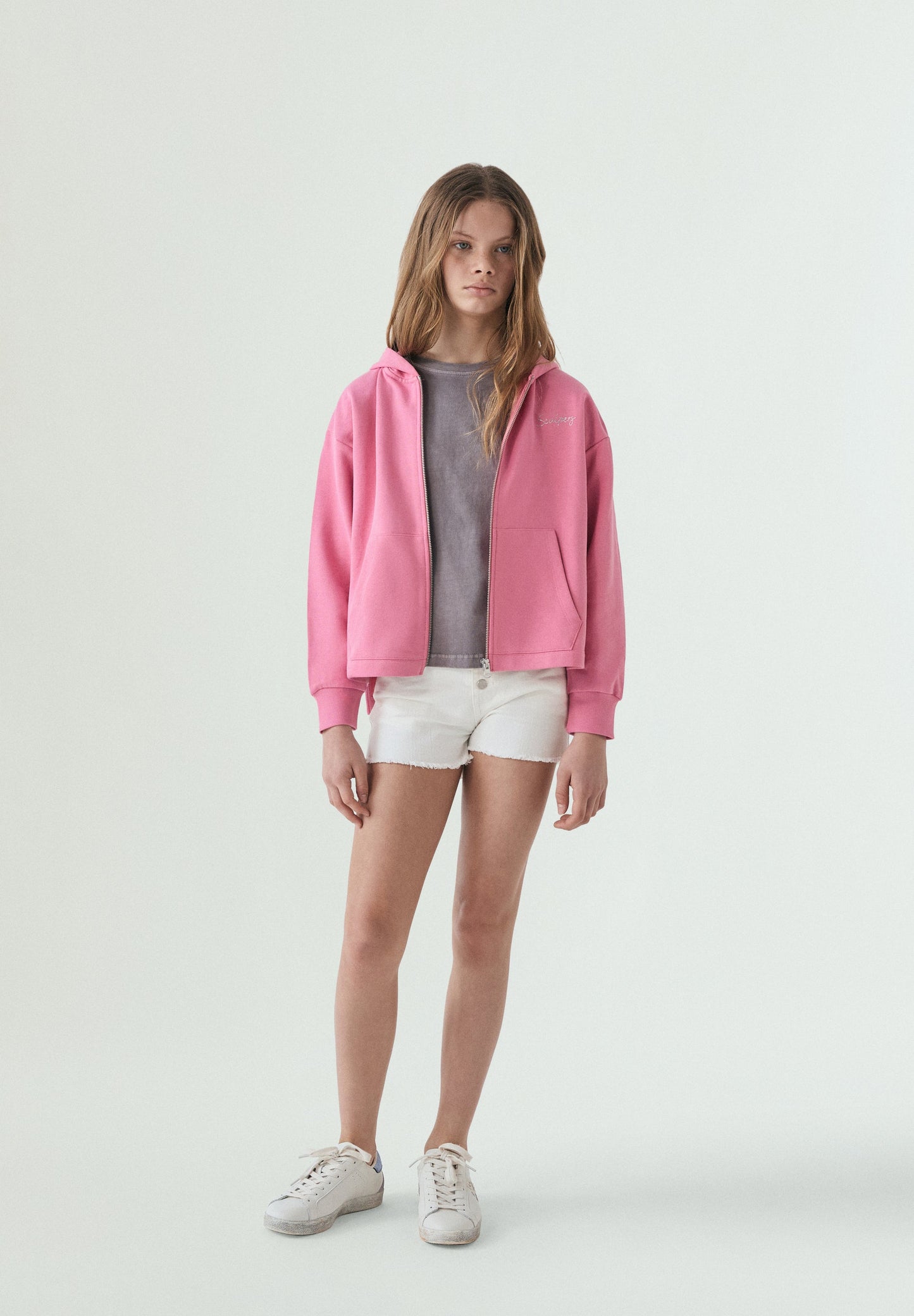ZIPPED HOODIE